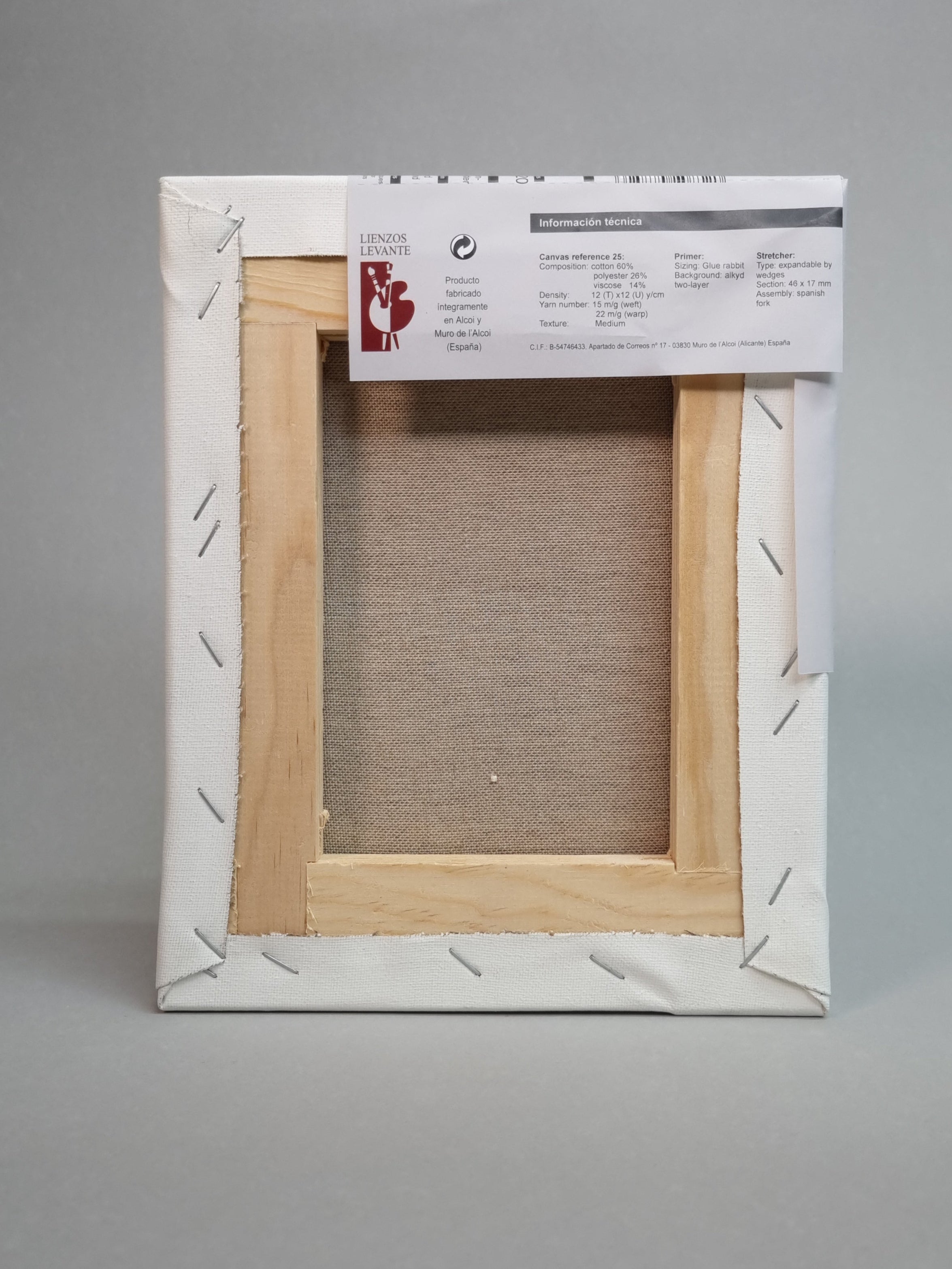 Stretched Canvas for Oils