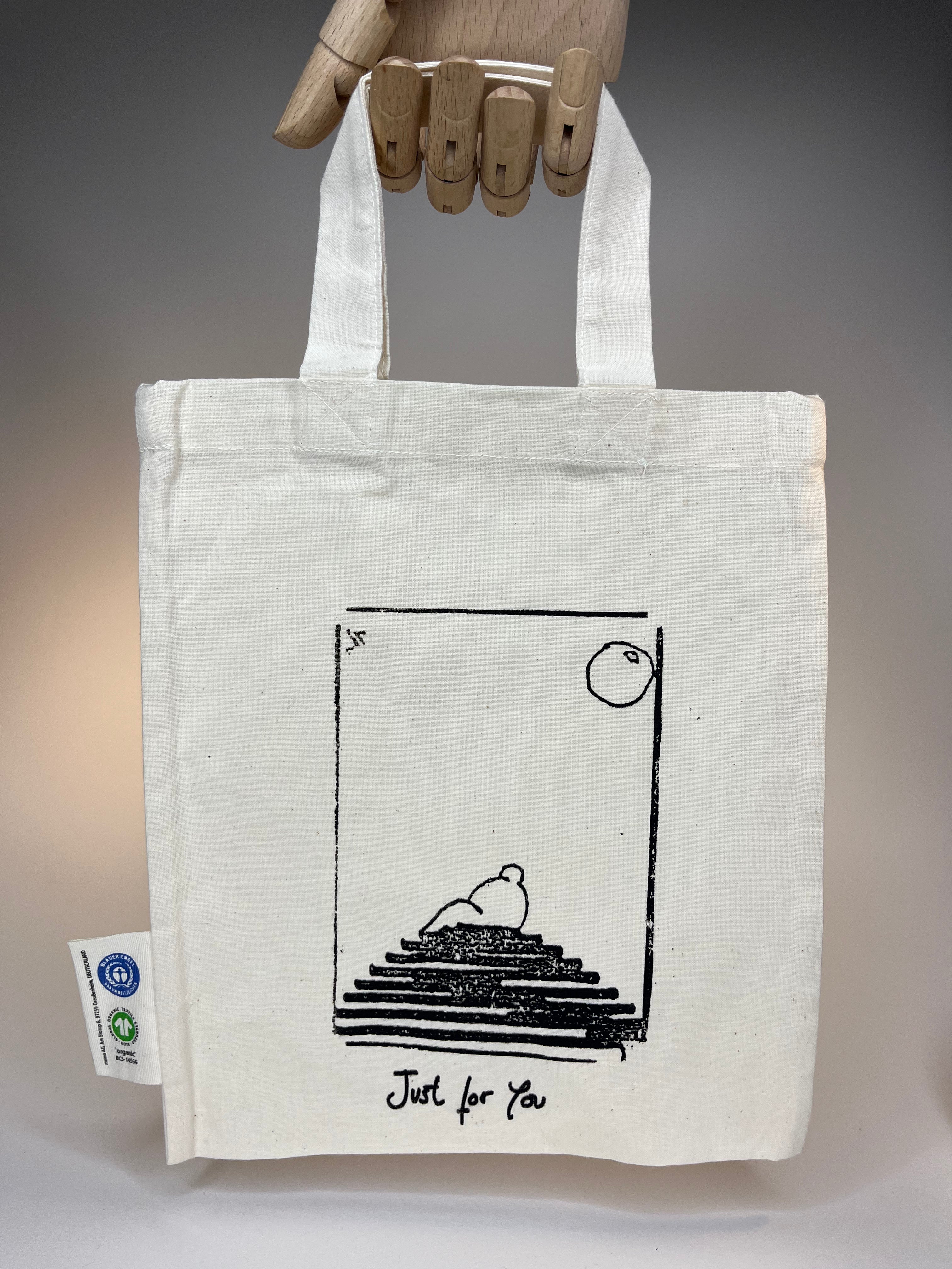 "Just For You" Fair Trade, Organic Cotton Small Gift Bag