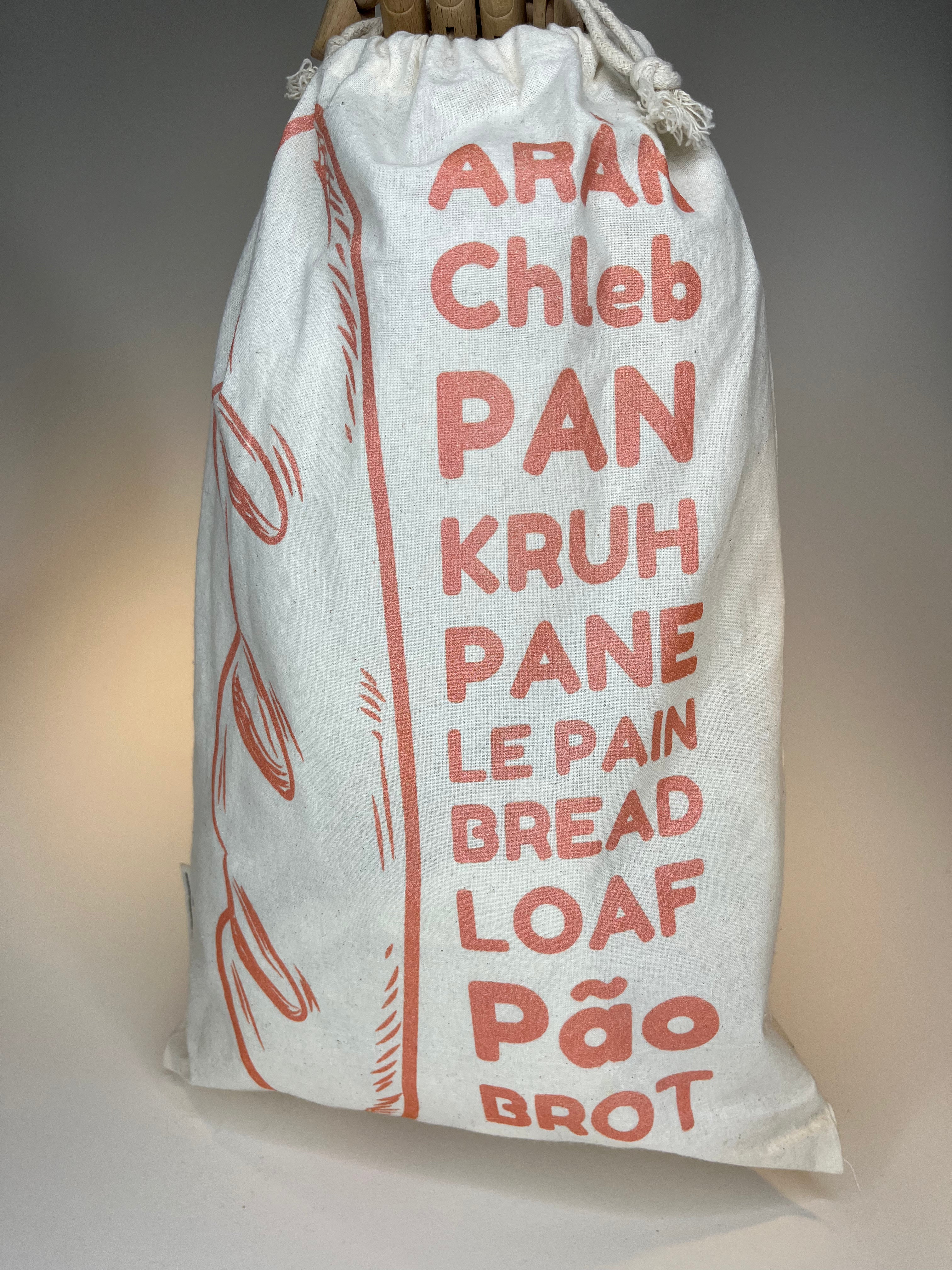 "Arán/ Bread..." Fair Trade, Organic Cotton Bread Bag