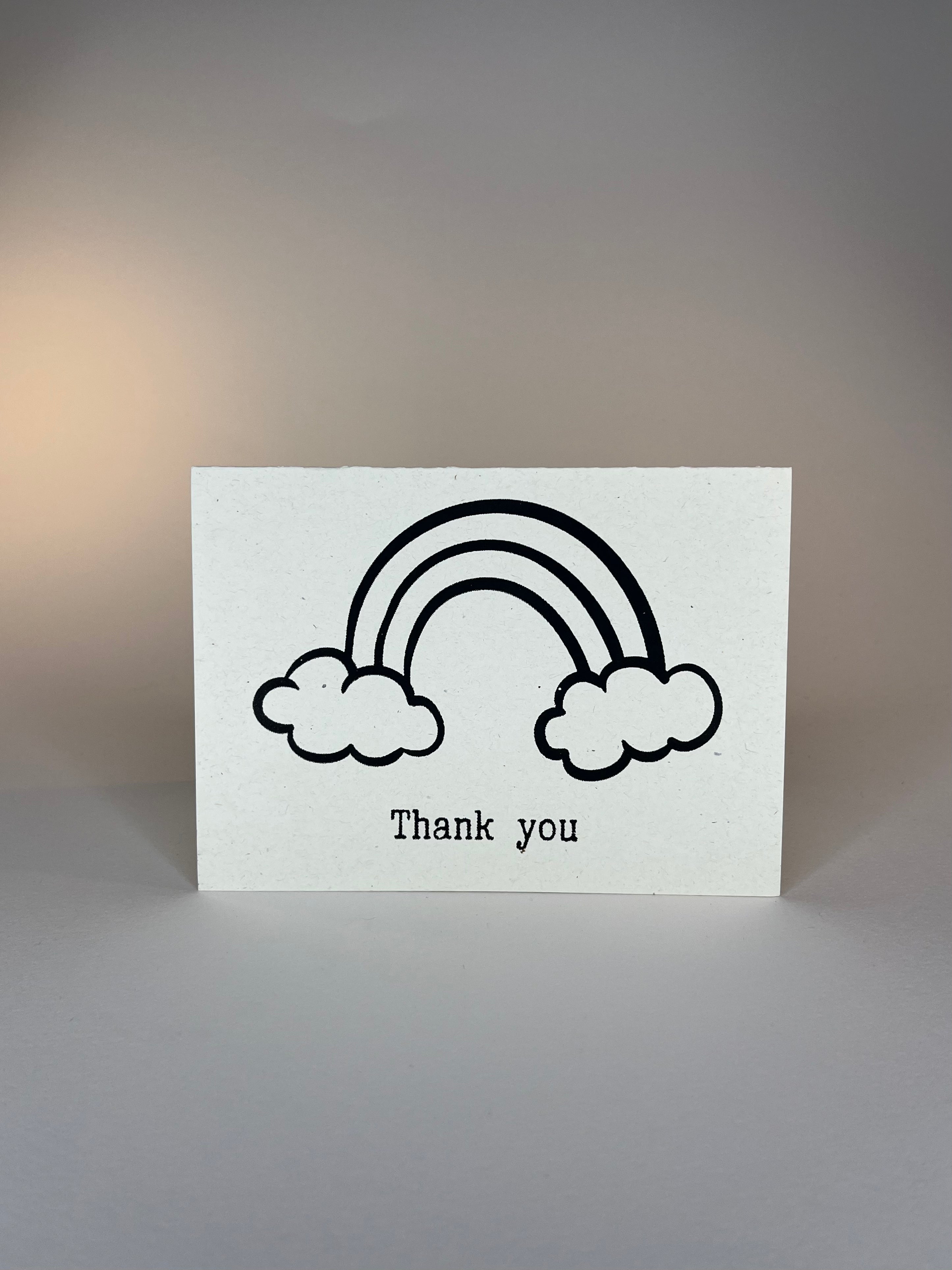 "Go raibh maith agat / Thank you¨ Bilingual Double Printed A6 Card