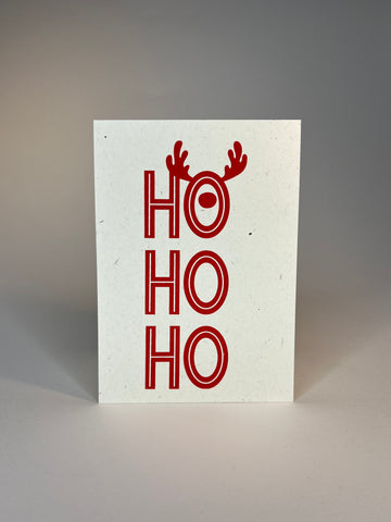 "Ho Ho Ho" A6 Card