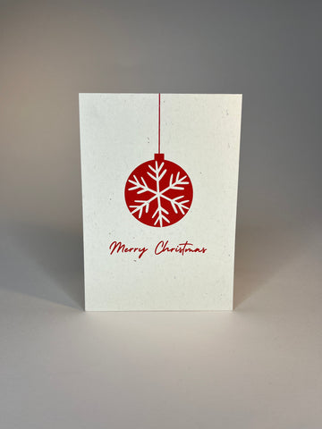 "Merry Christmas" A6 Card