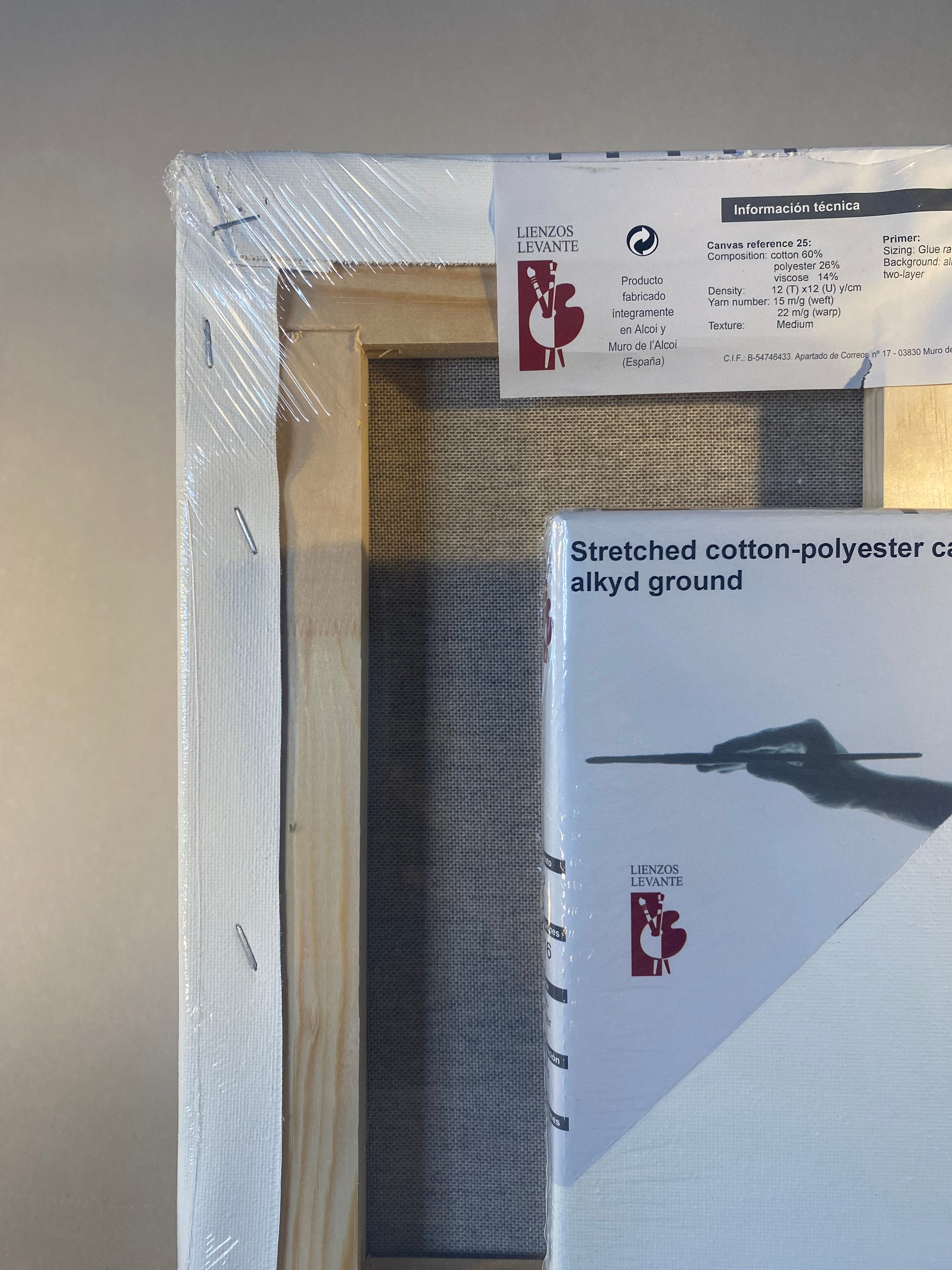 Stretched Canvas for Oils