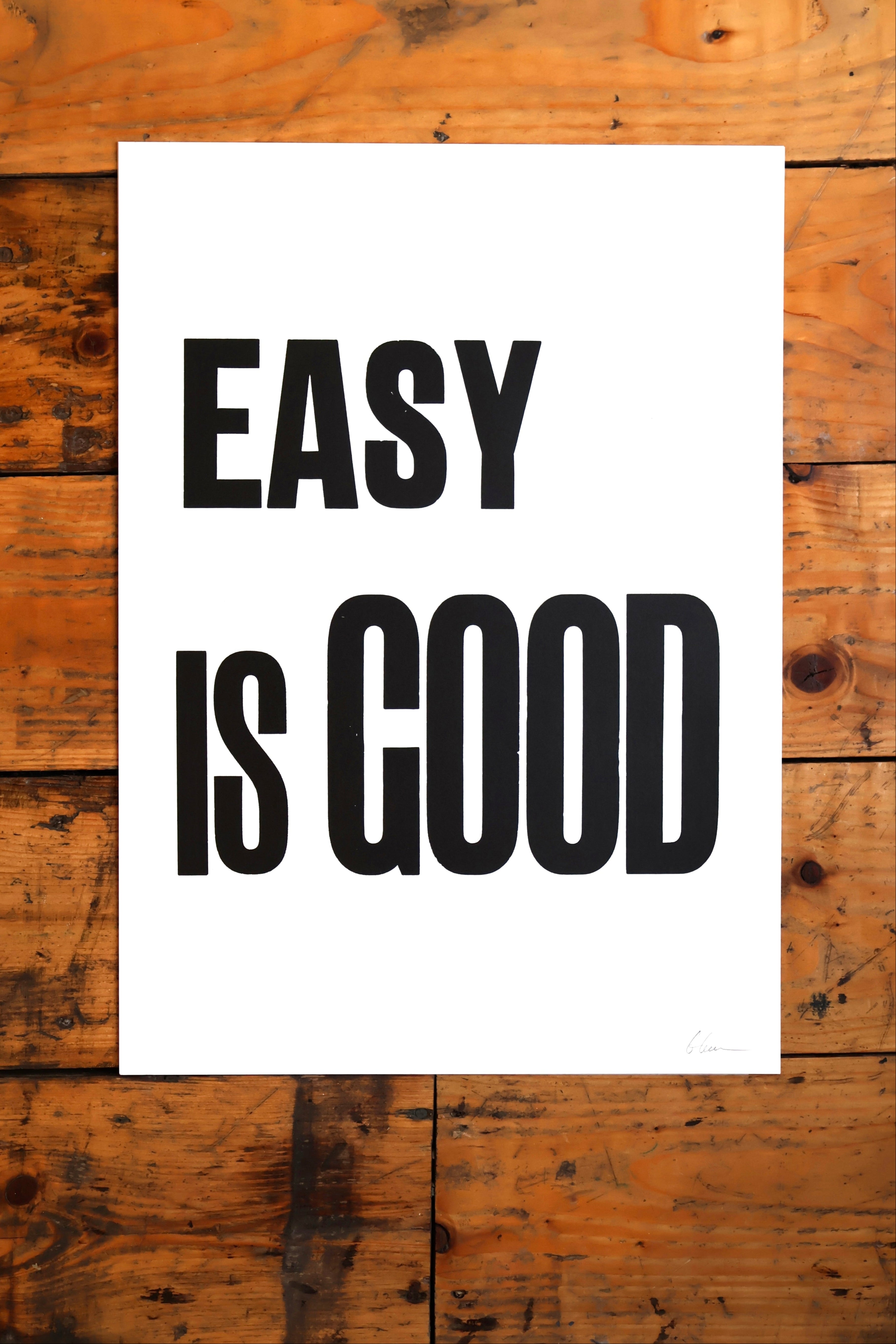 ¨Easy Is Good¨ by Elena Santos