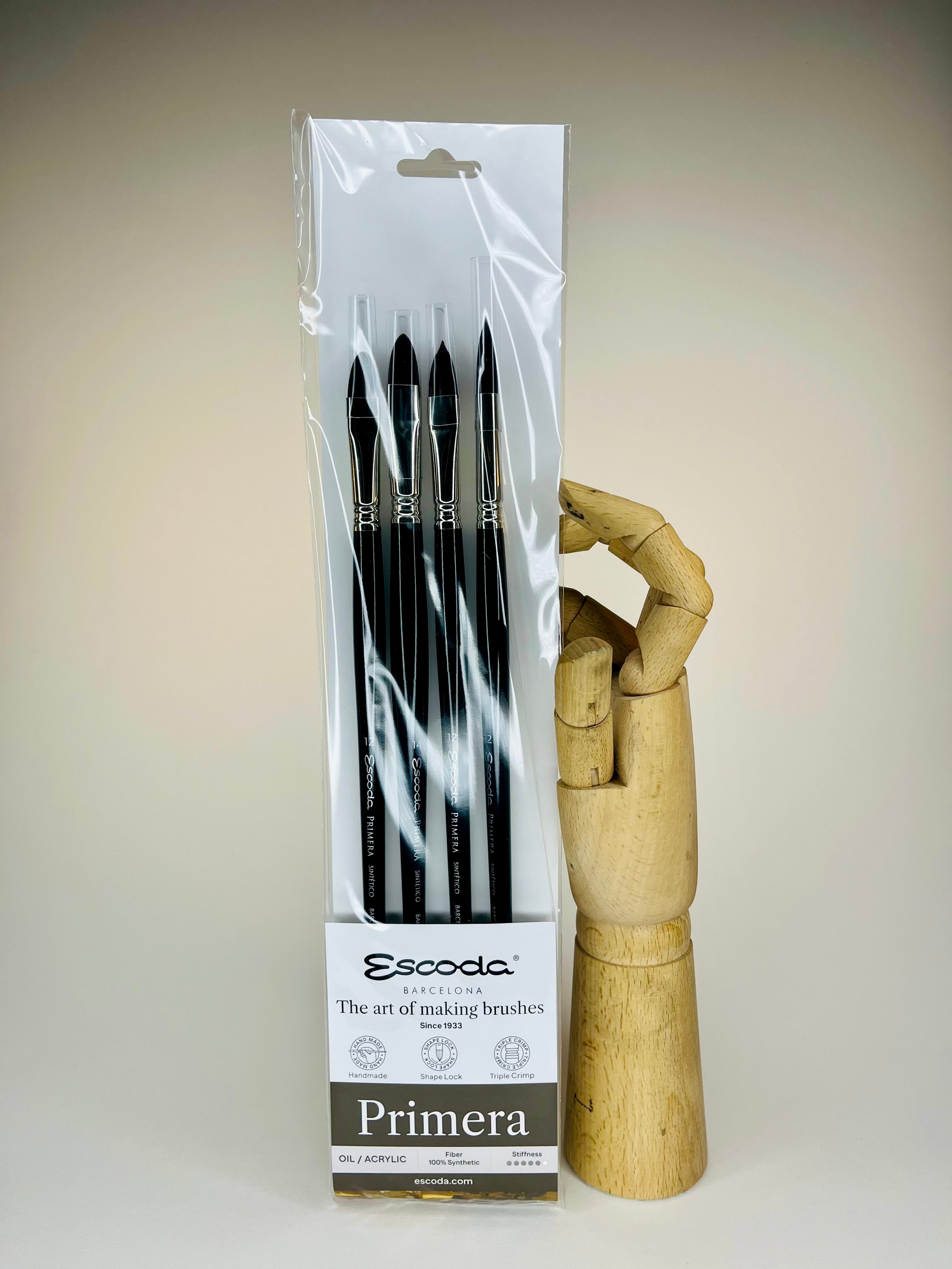 Escoda Primera Series Brush Set for Oil and Acrylic