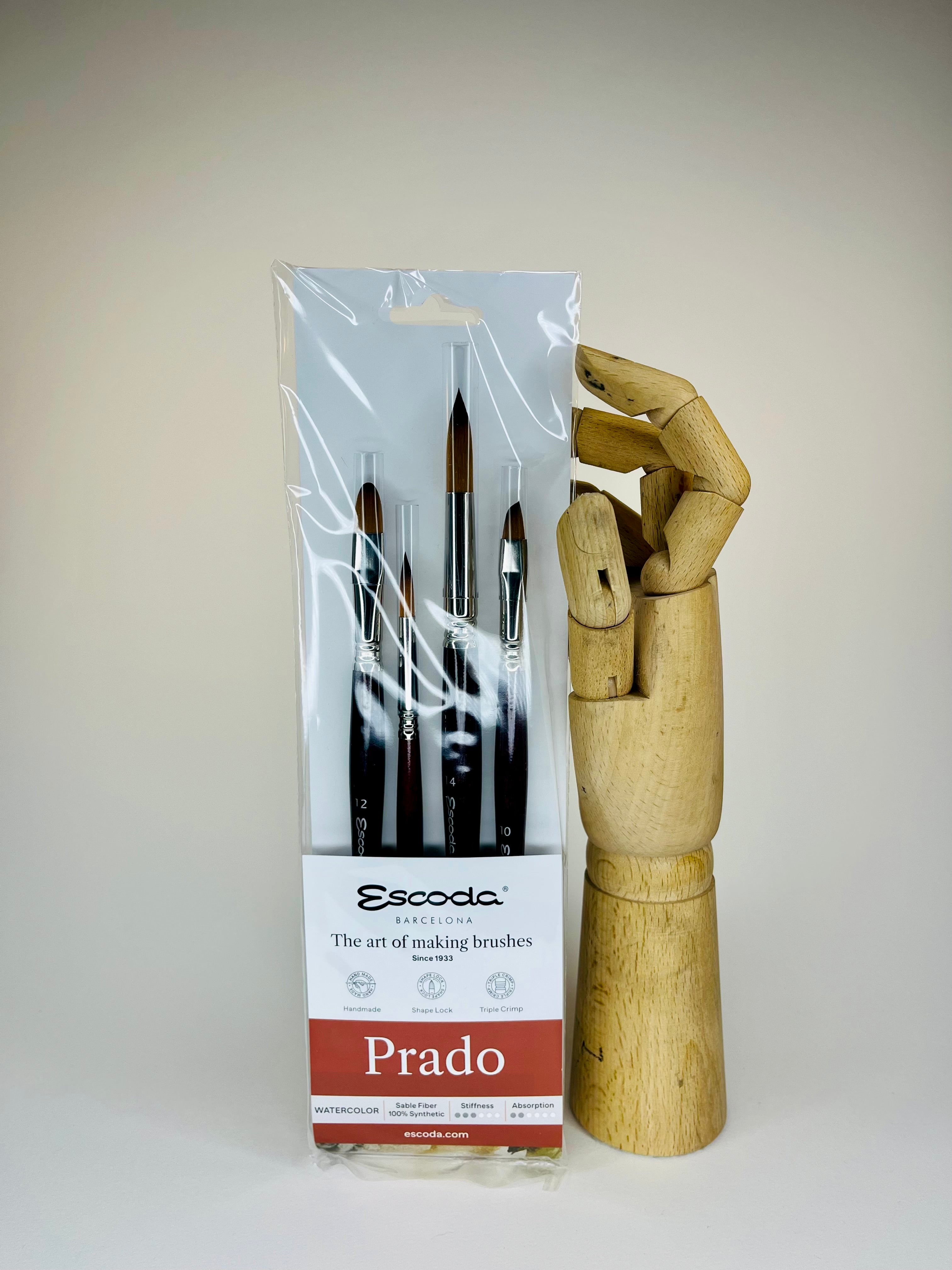 Escoda Prado Series Brush Set for Watercolour