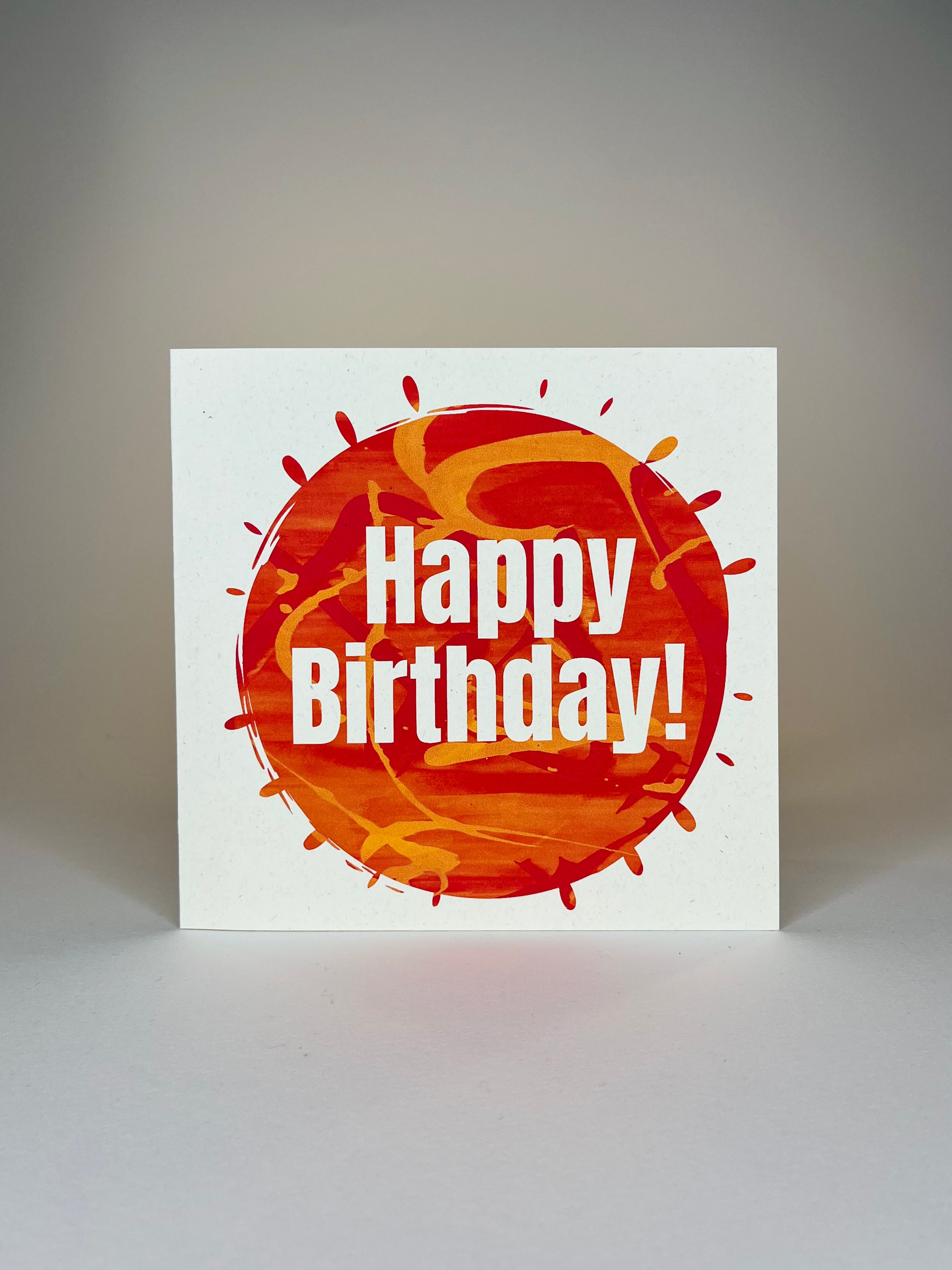 "Lá Breithe Shona / Happy Birthday" Bilingual Double Printed Card