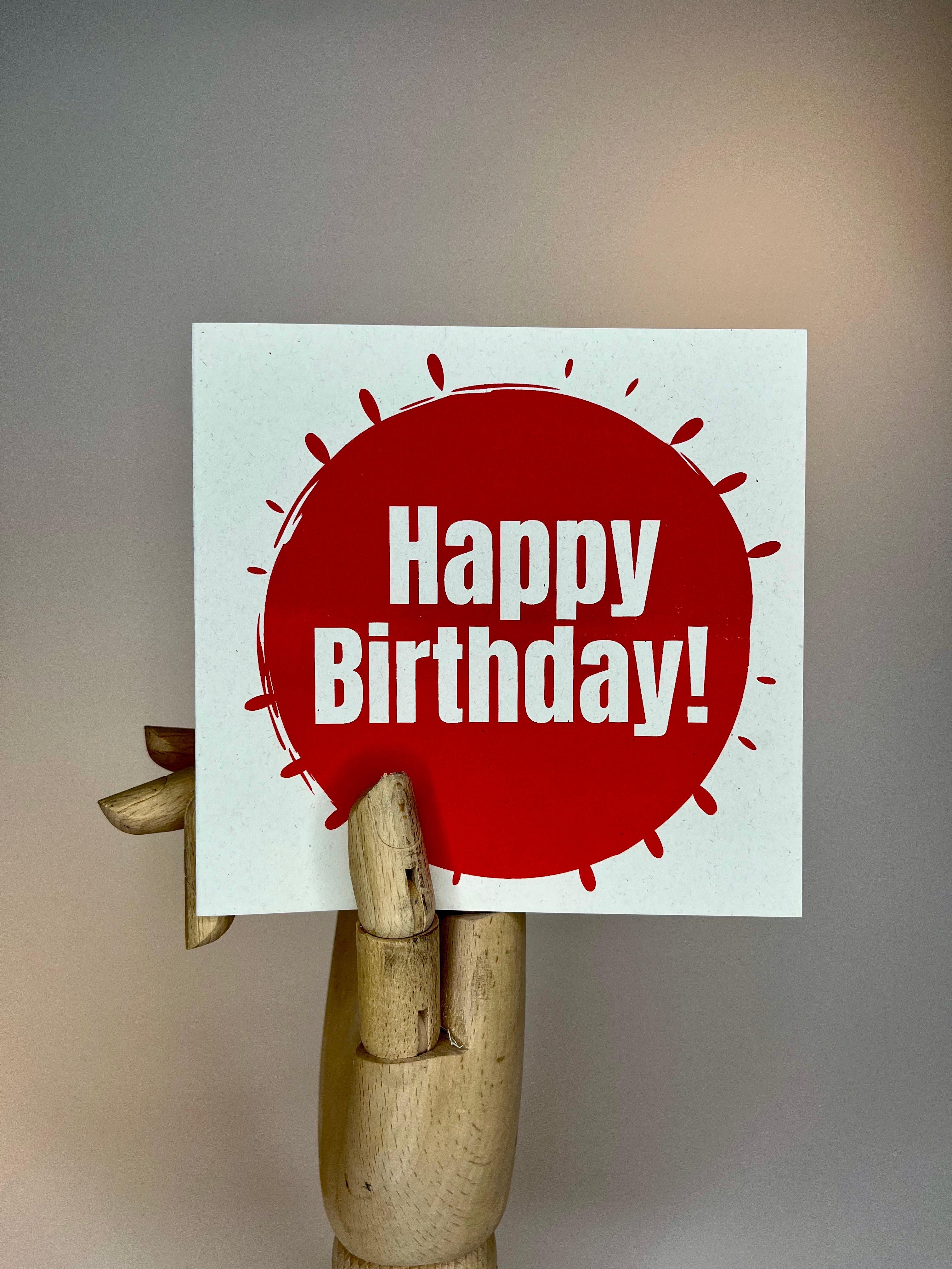 "Lá Breithe Shona / Happy Birthday" Bilingual Double Printed Card