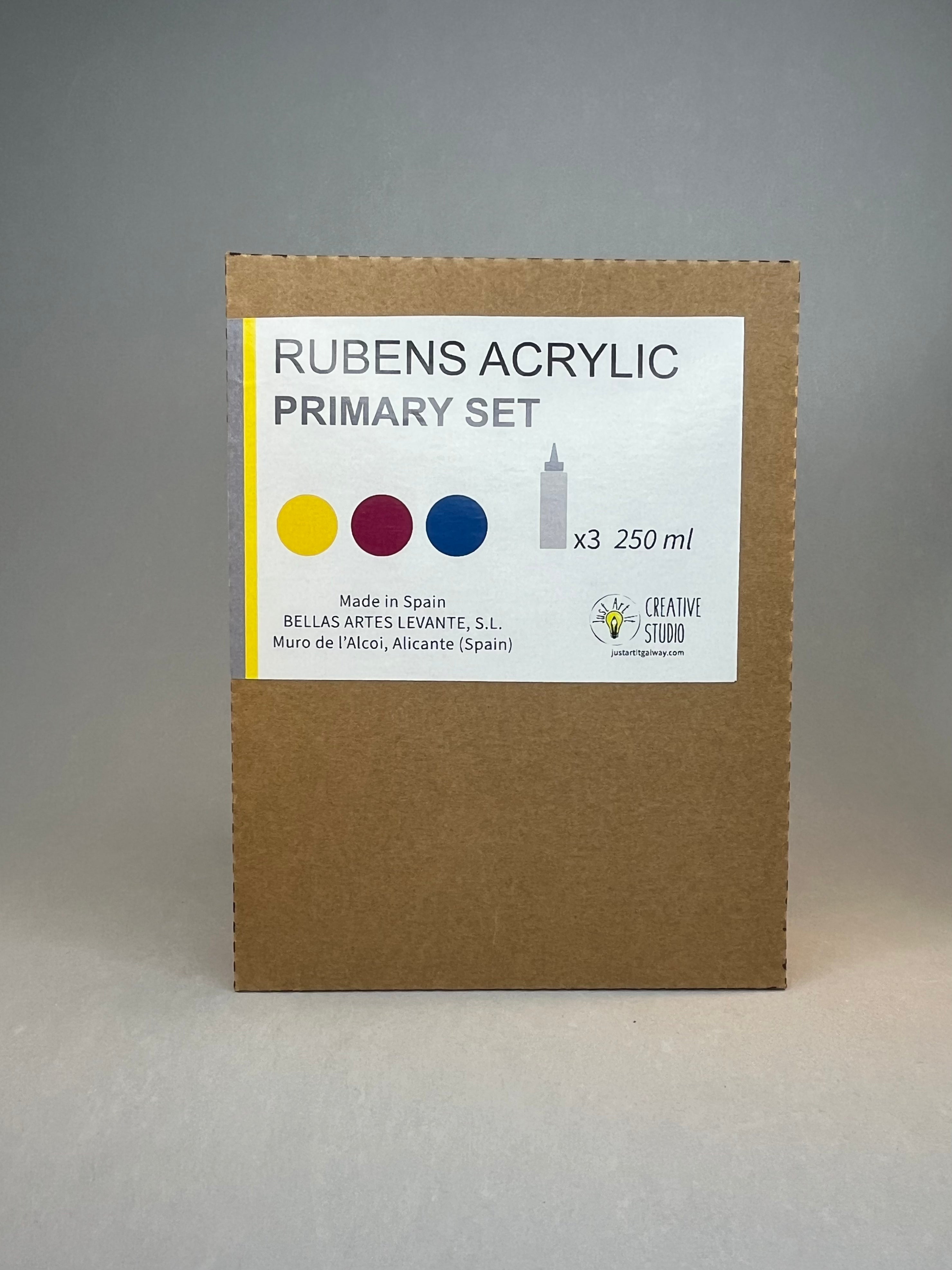 Just Art It x Rubens Acrylic Primary Set