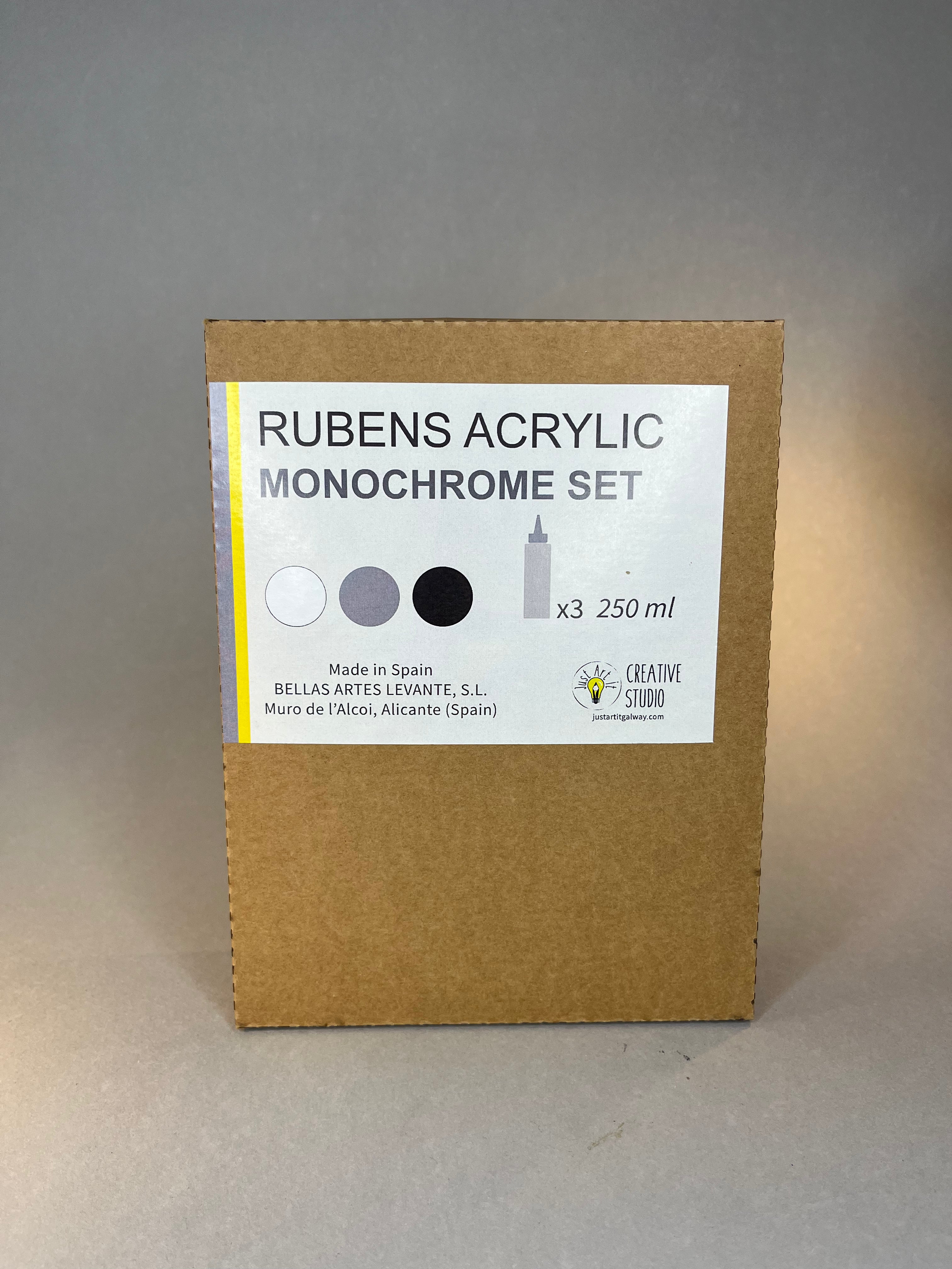 Just Art It x Rubens Acrylic Monochrome Set