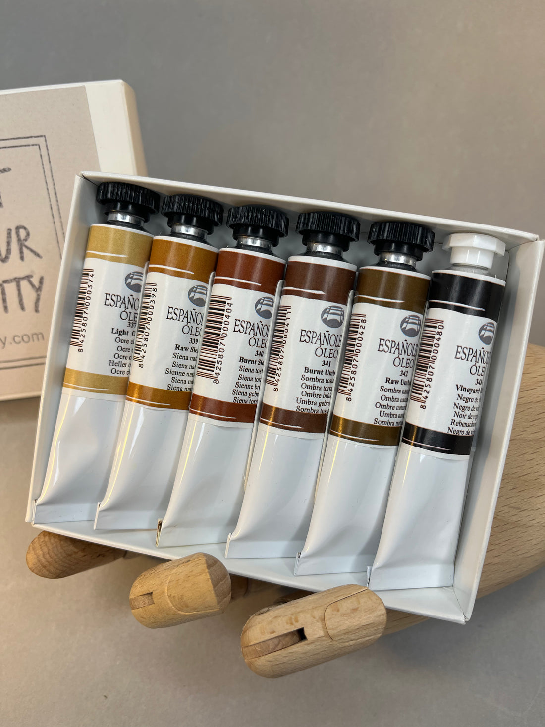 Just Art It Earth Tones Oil Paint Set
