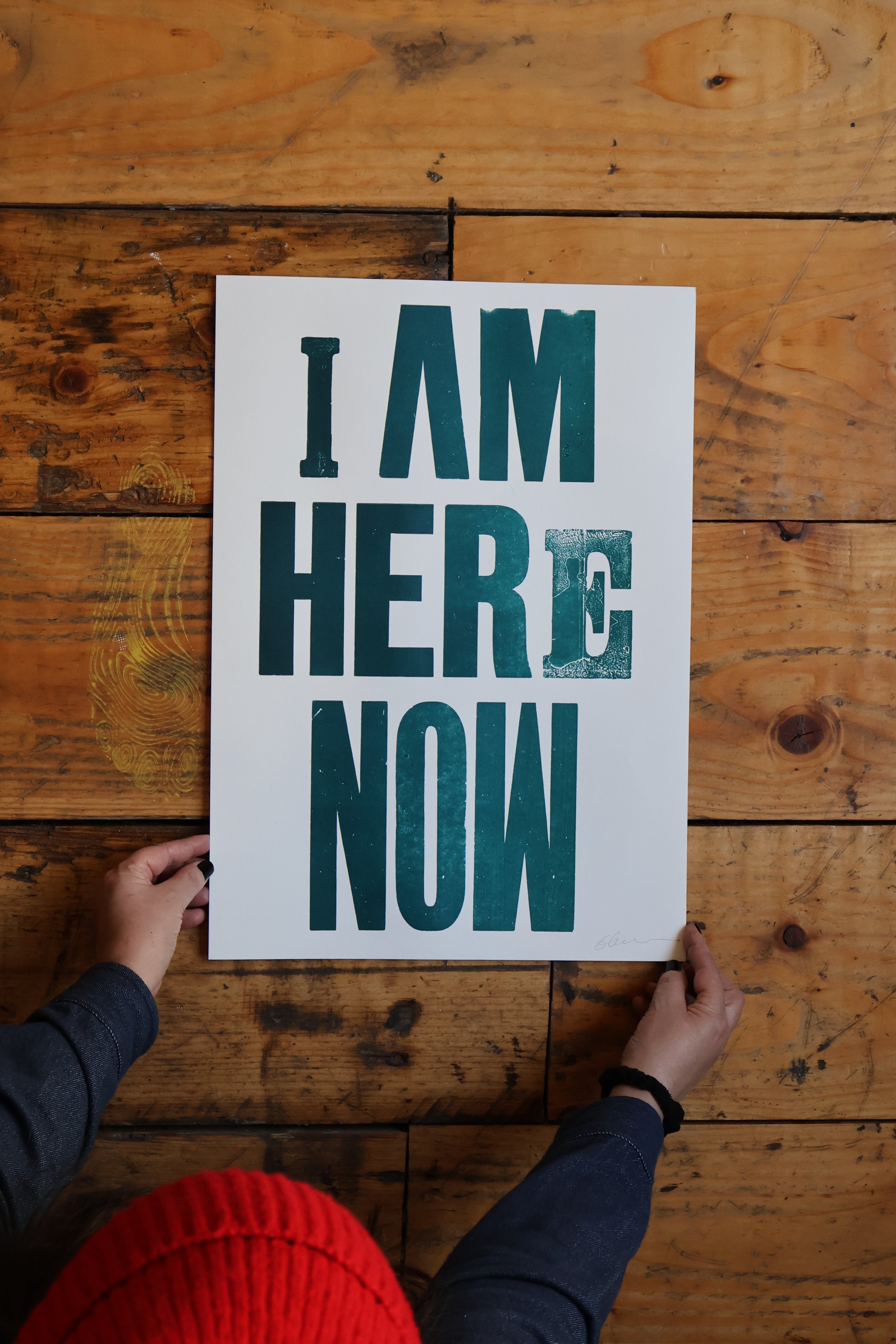 "I Am Here Now" by Elena Santos