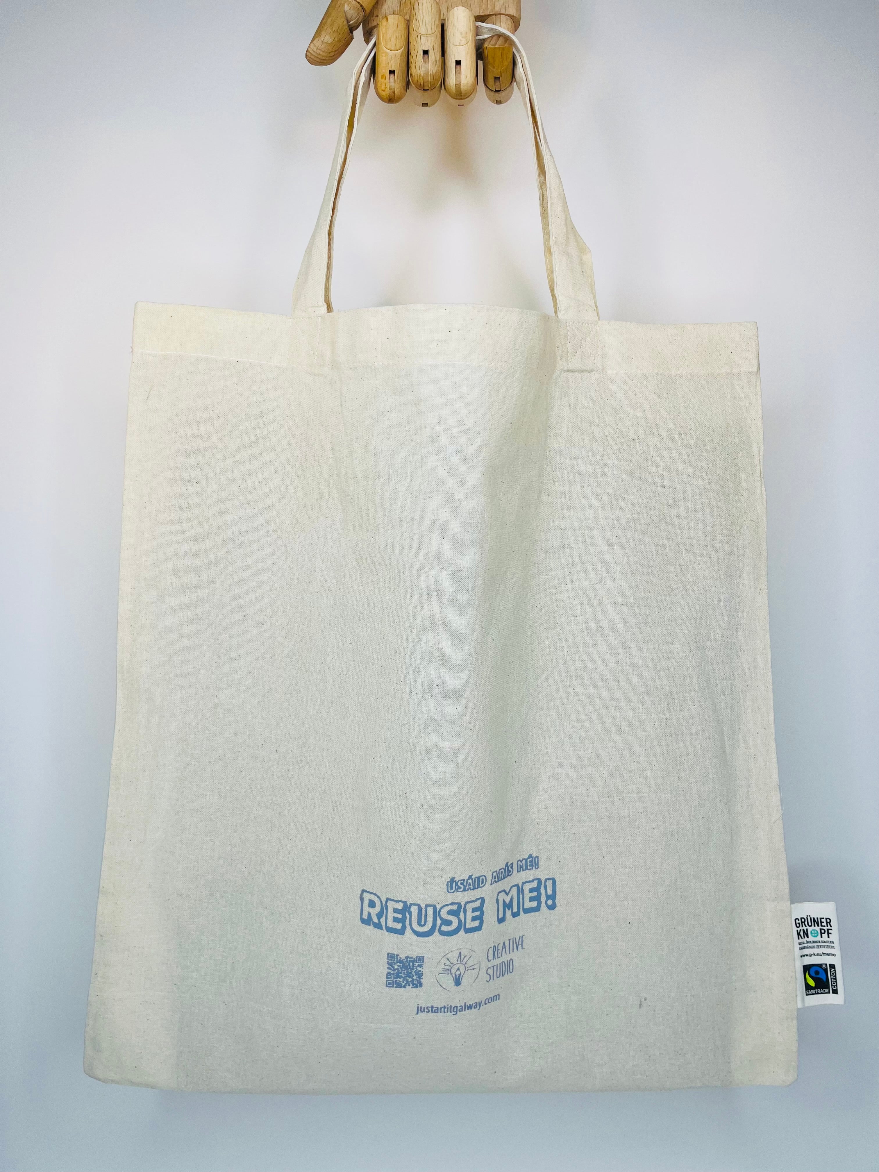Níl áit ar bith cosúil le Gaillimh / There's no place like Galway" Fair Trade, Organic Cotton Tote bag