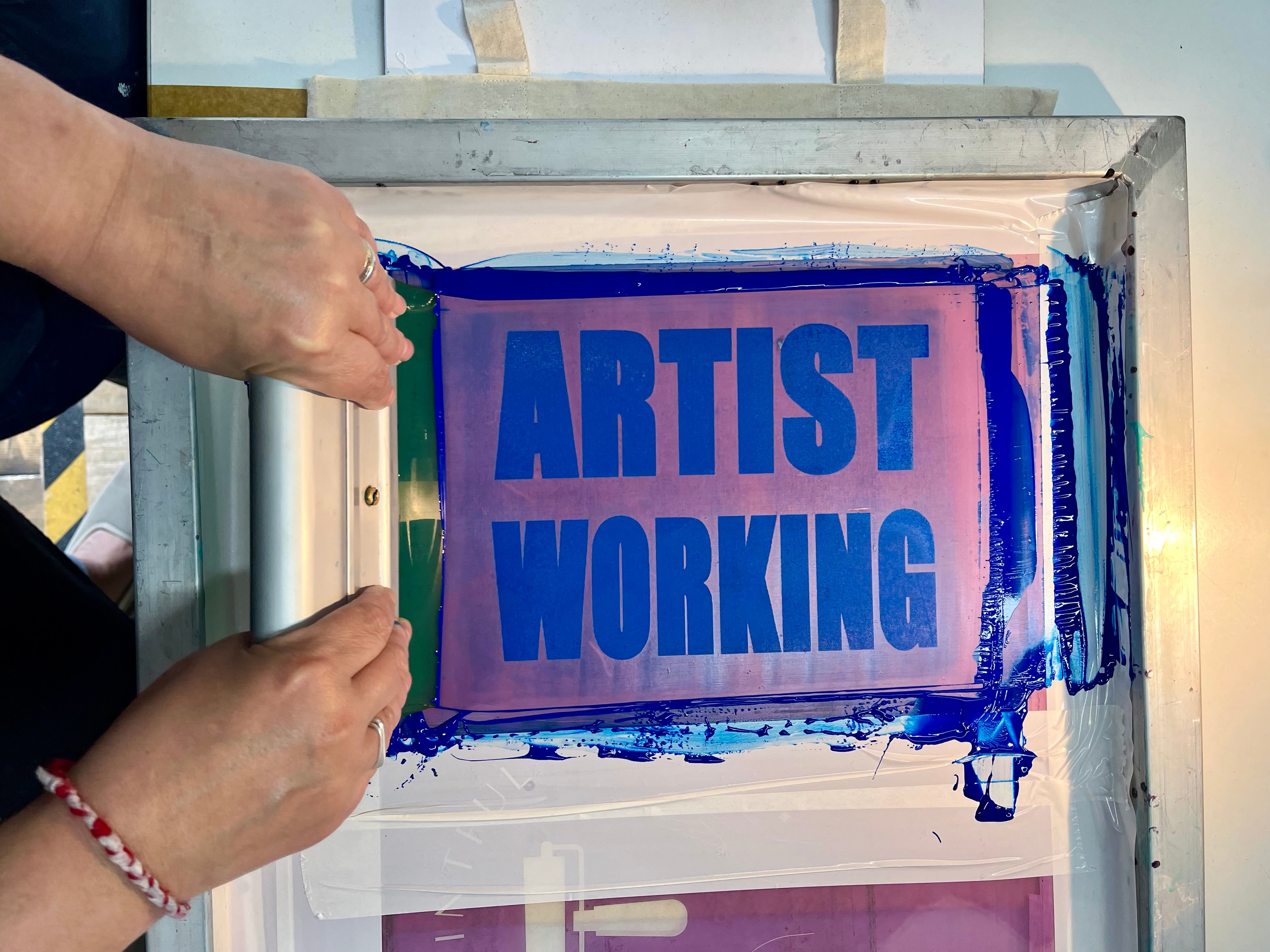 ¨Artist Working¨ Fair Trade, Organic Cotton Tote Bag