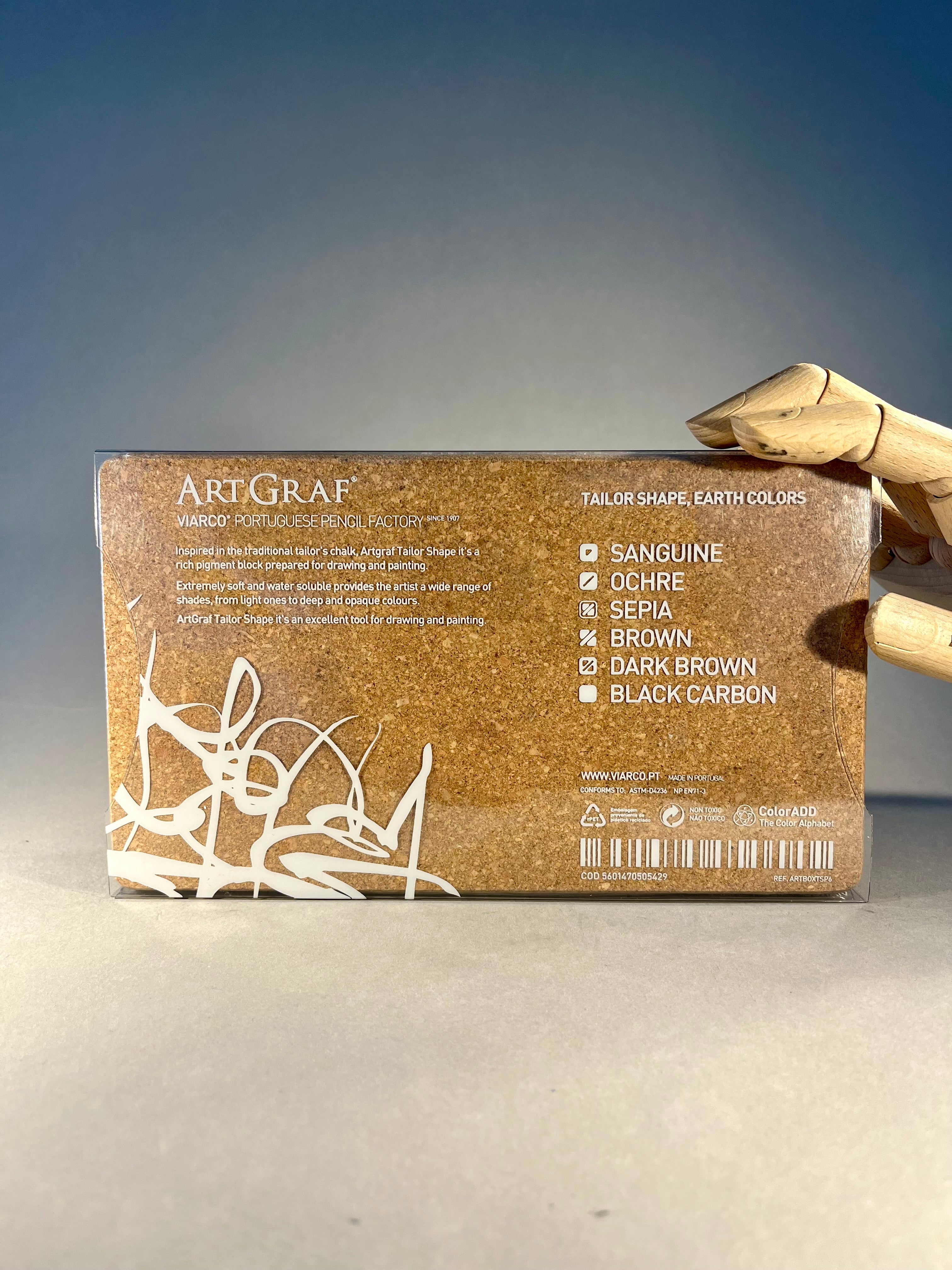 ArtGraf Tailor 6-piece set with cork base - Earth Tones