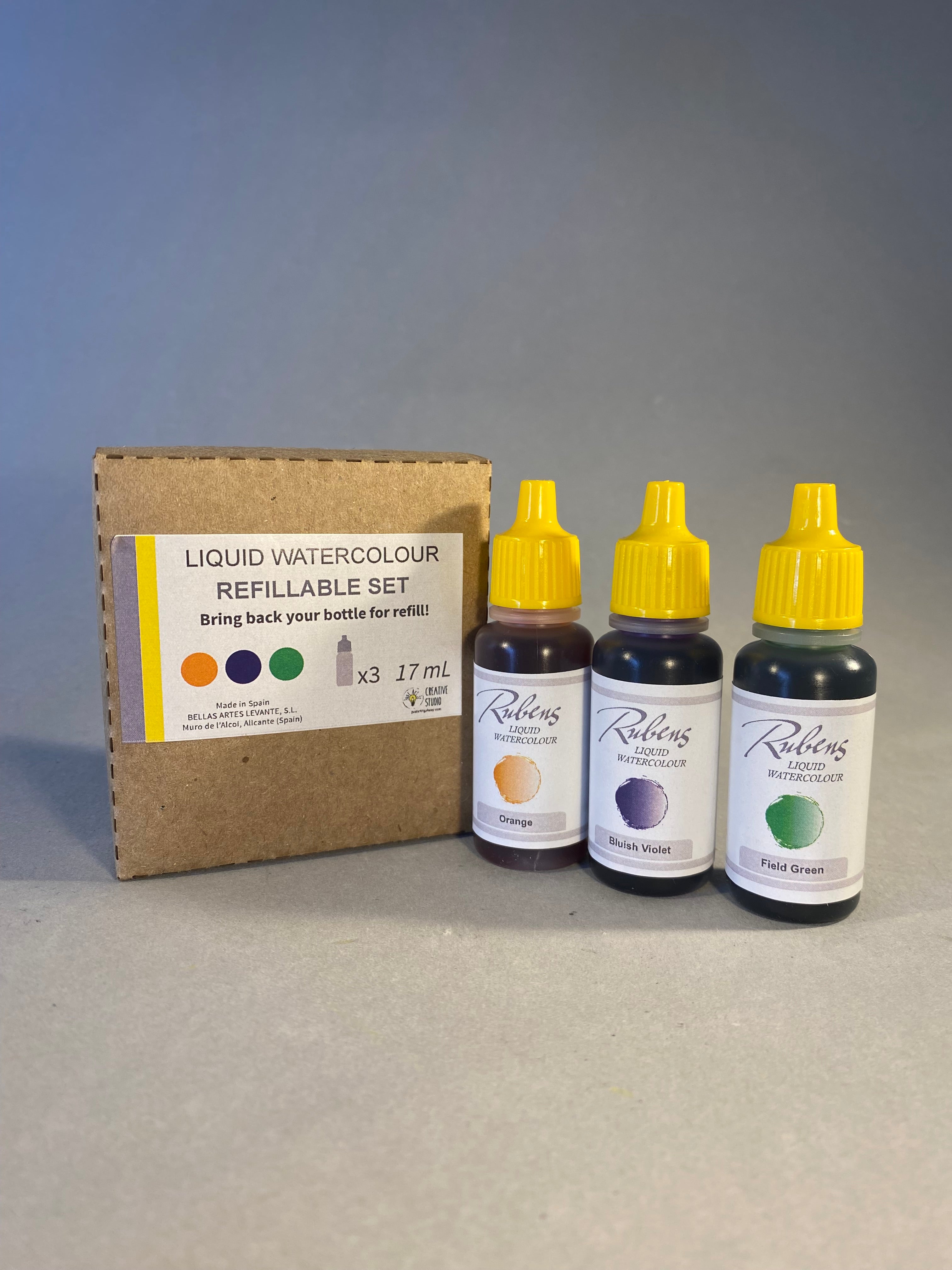 Just Art It x Rubens Liquid Watercolour Refillable Sets