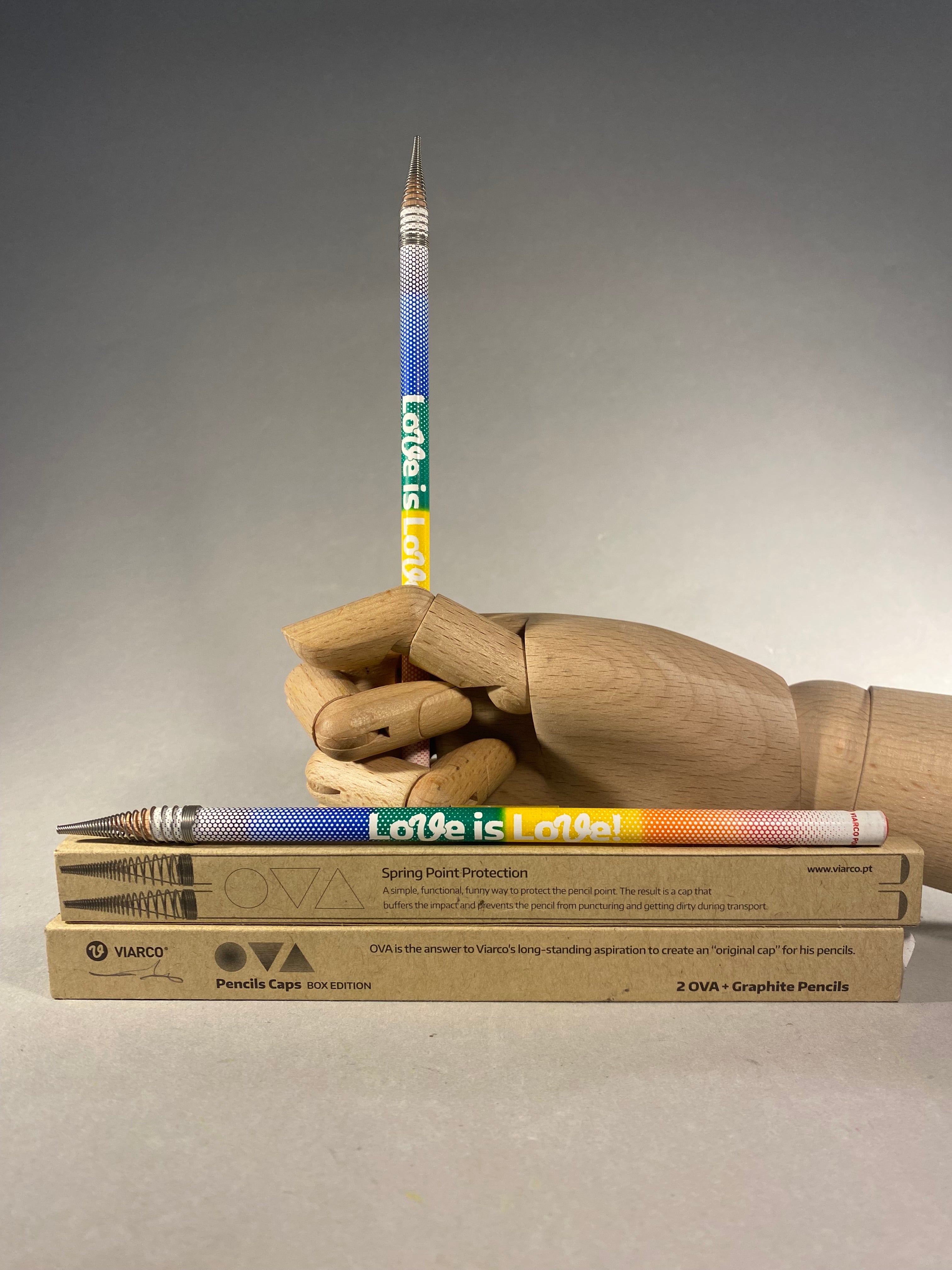 "Love Is Love" Viarco Pride Pencils with Ova Tips