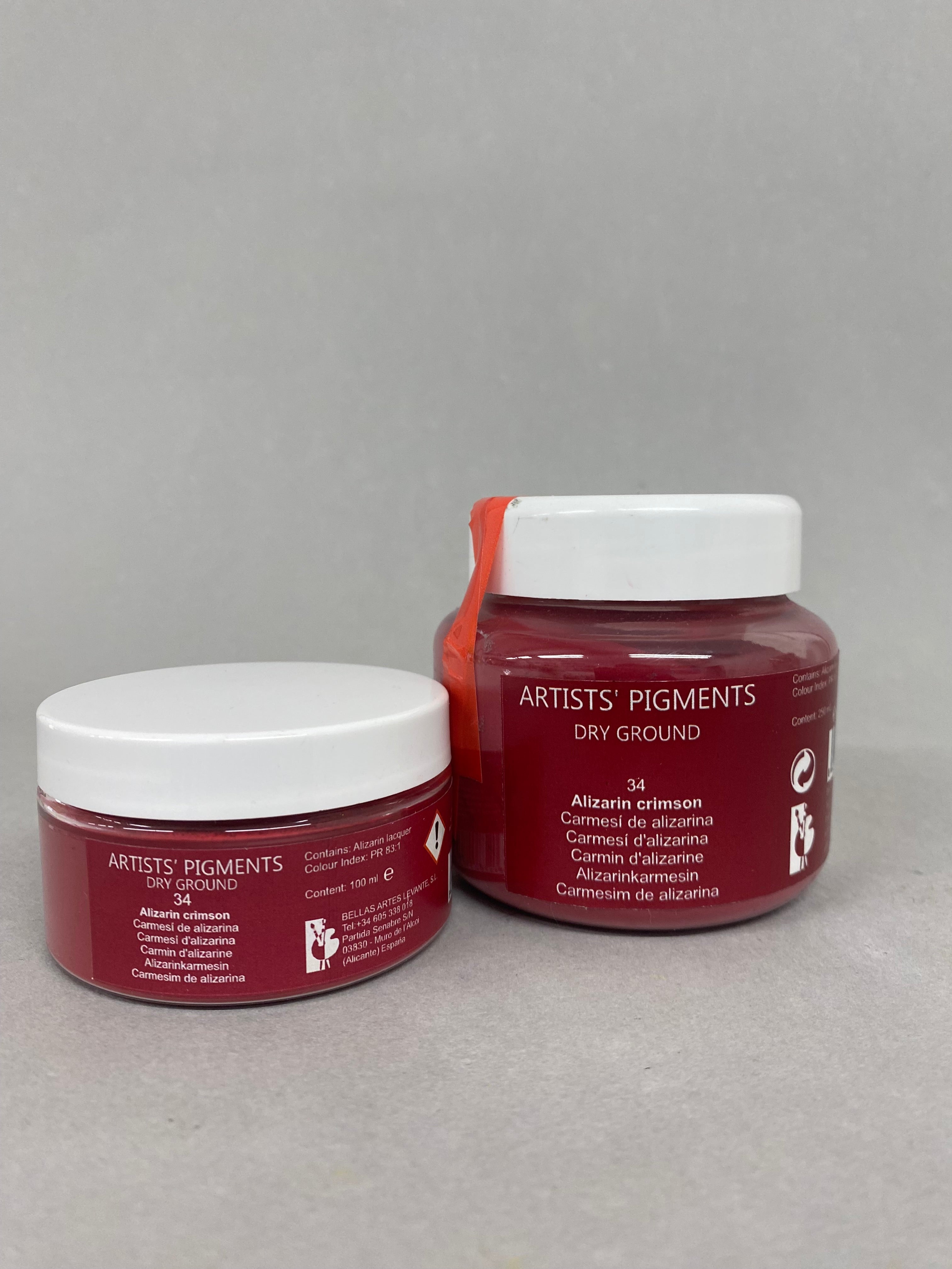 Artist's Pigments Dry Ground