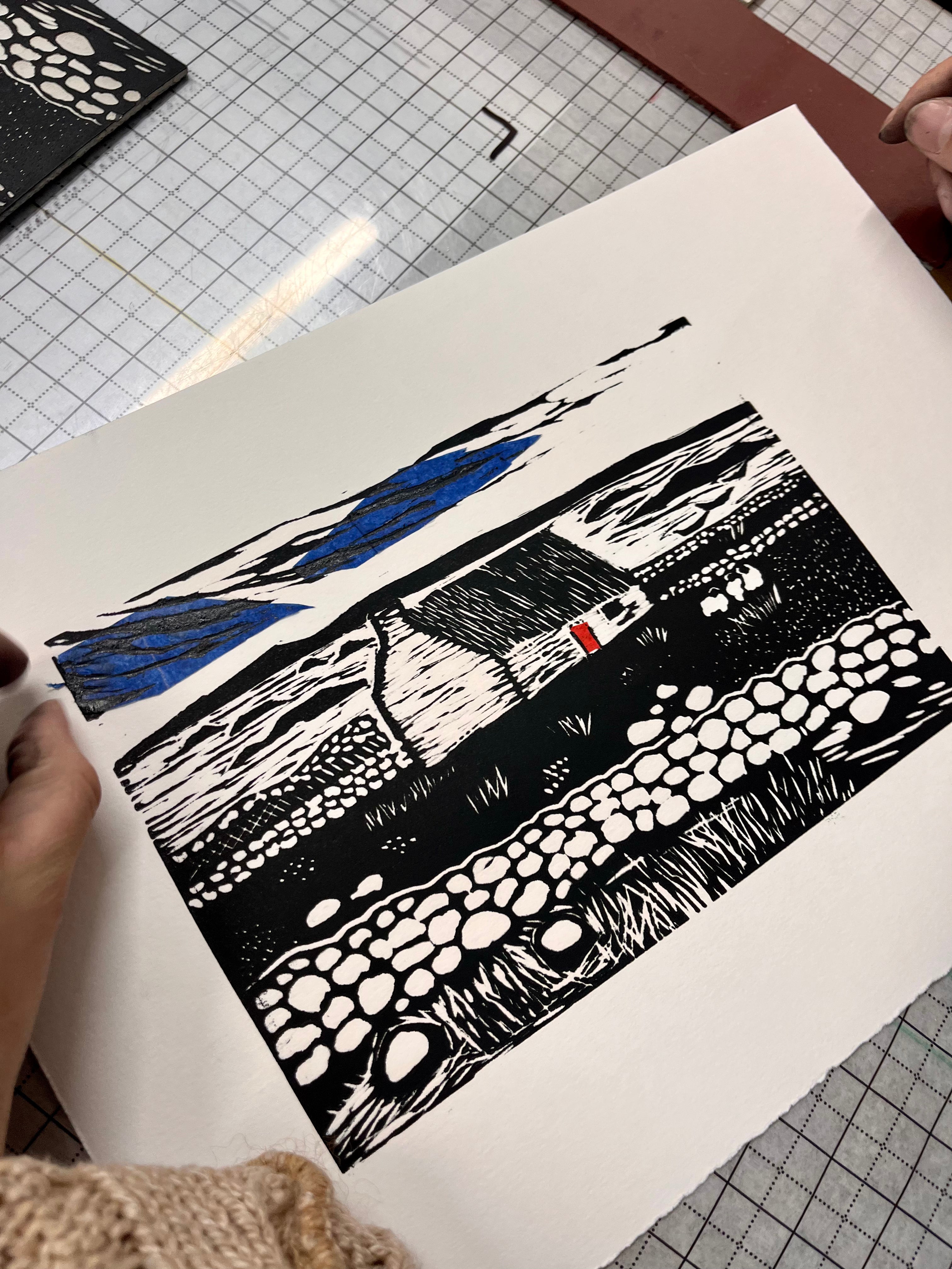 Introduction to Linocut Printmaking 4 Week Course
