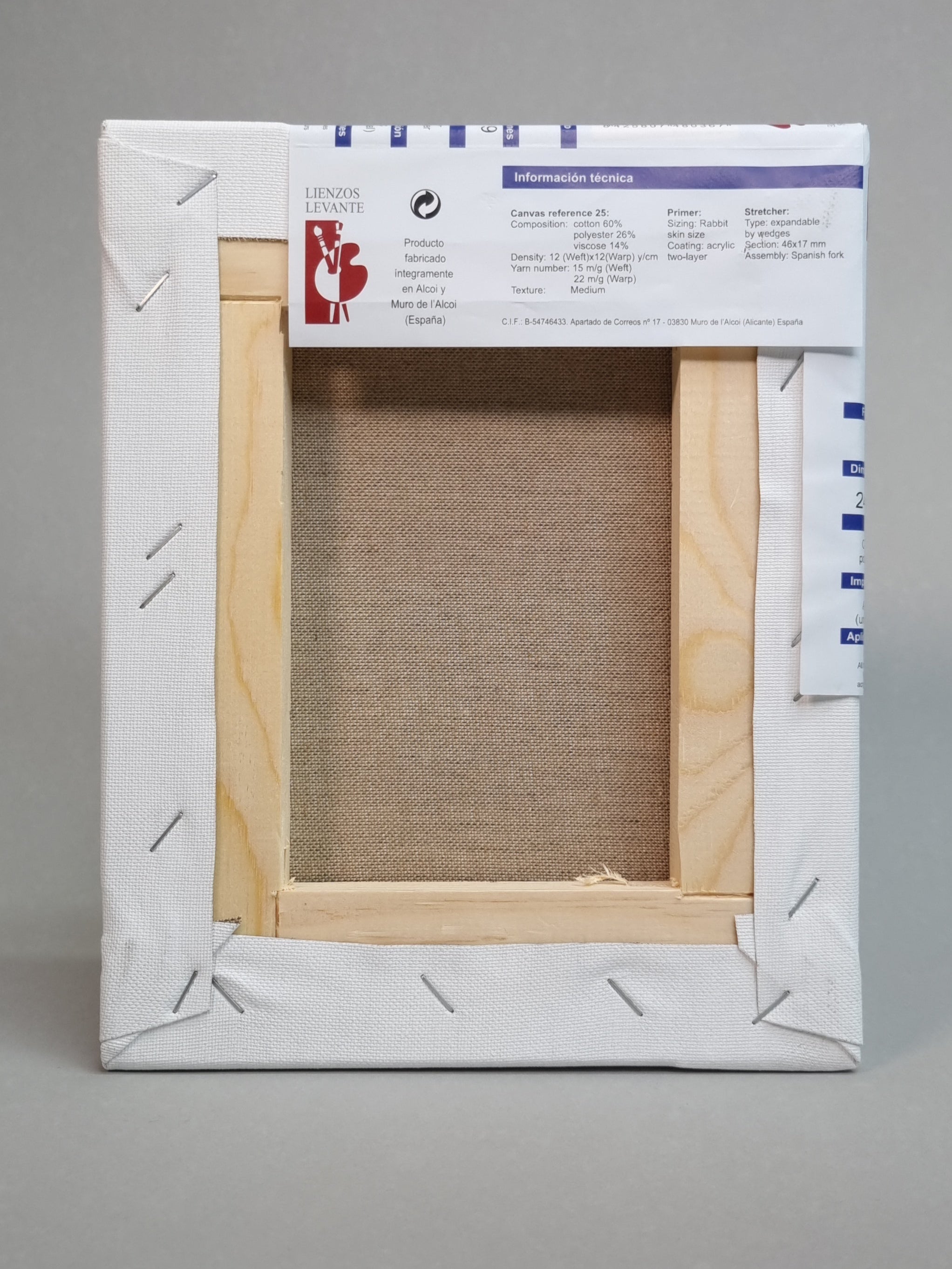 Stretched Canvas Acrylic Ground