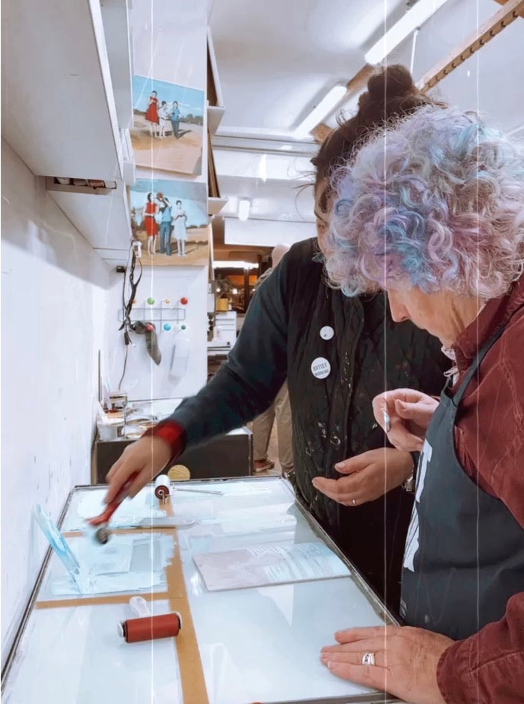 Reduction Linocut Technique Acid Free Relief Printmaking Course