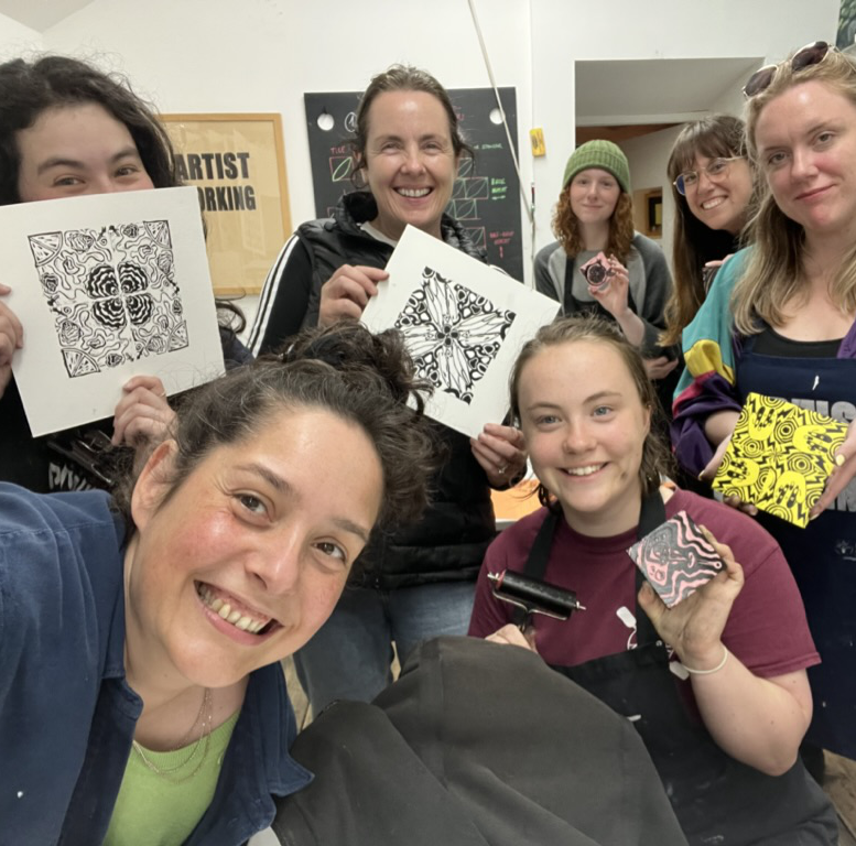 Block Printing with Repetitive Patterns 3 Week-Course