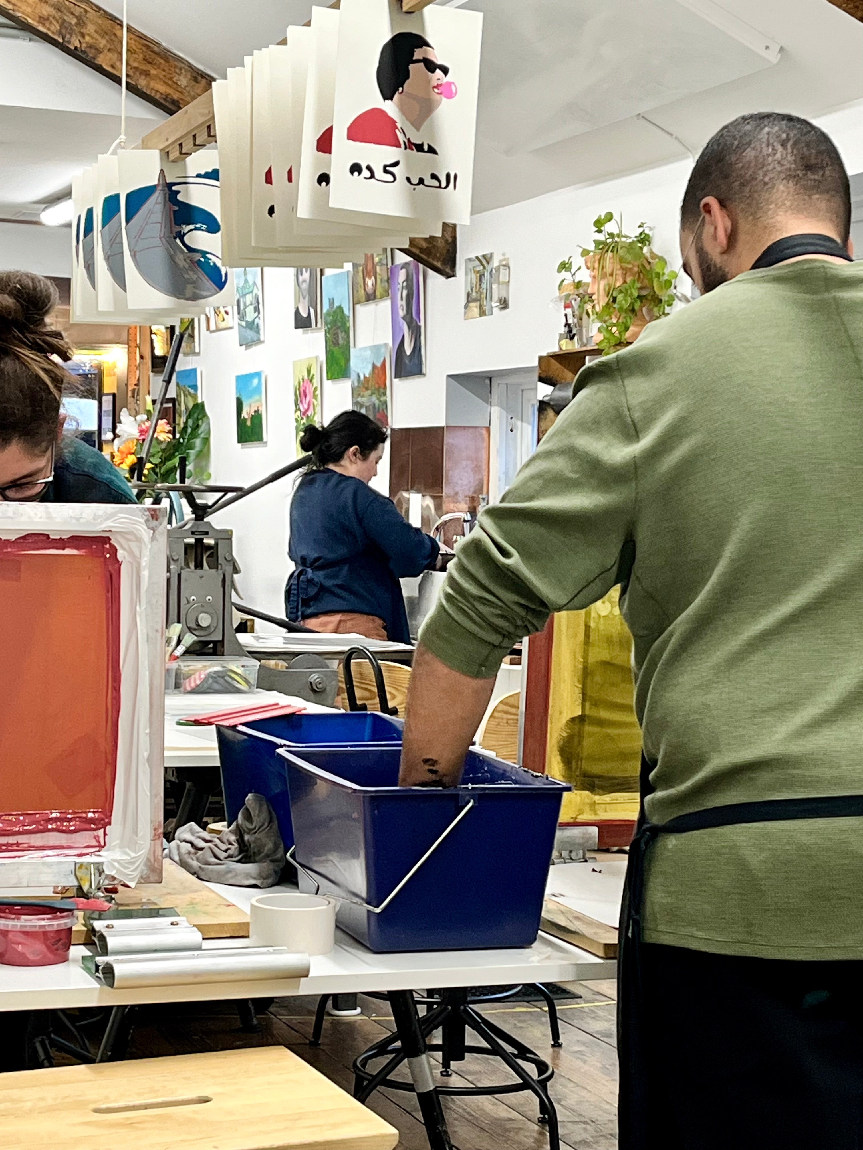 Screen Printing Manual Techniques 6 week Course