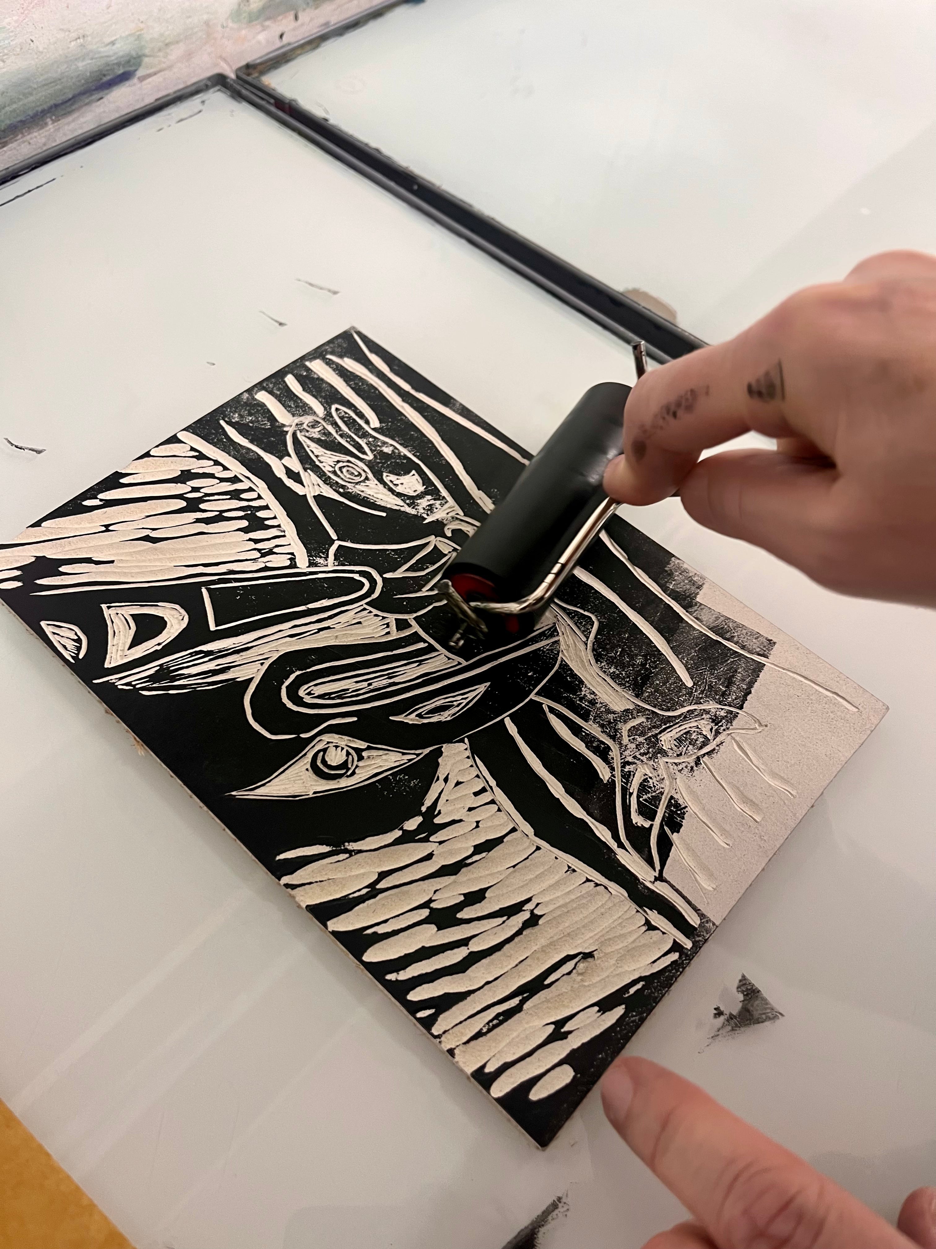 Introduction to Linocut Printmaking 4 Week Course