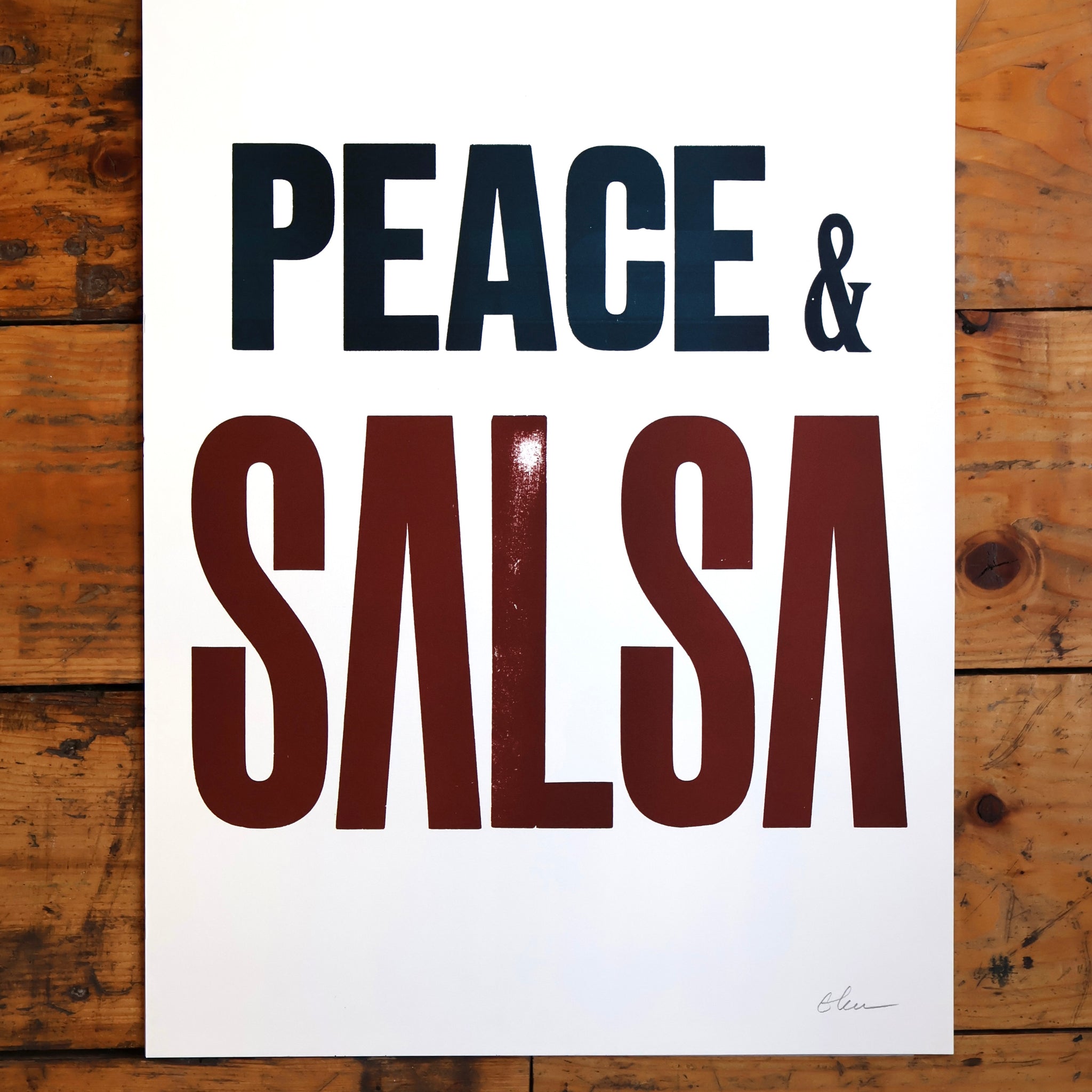 ¨Peace & Salsa¨ by Elena Santos