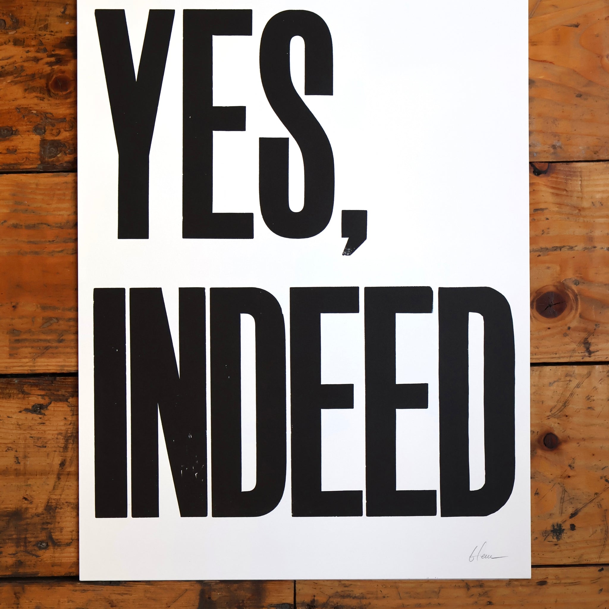 ¨Yes, Indeed¨ by Elena Santos