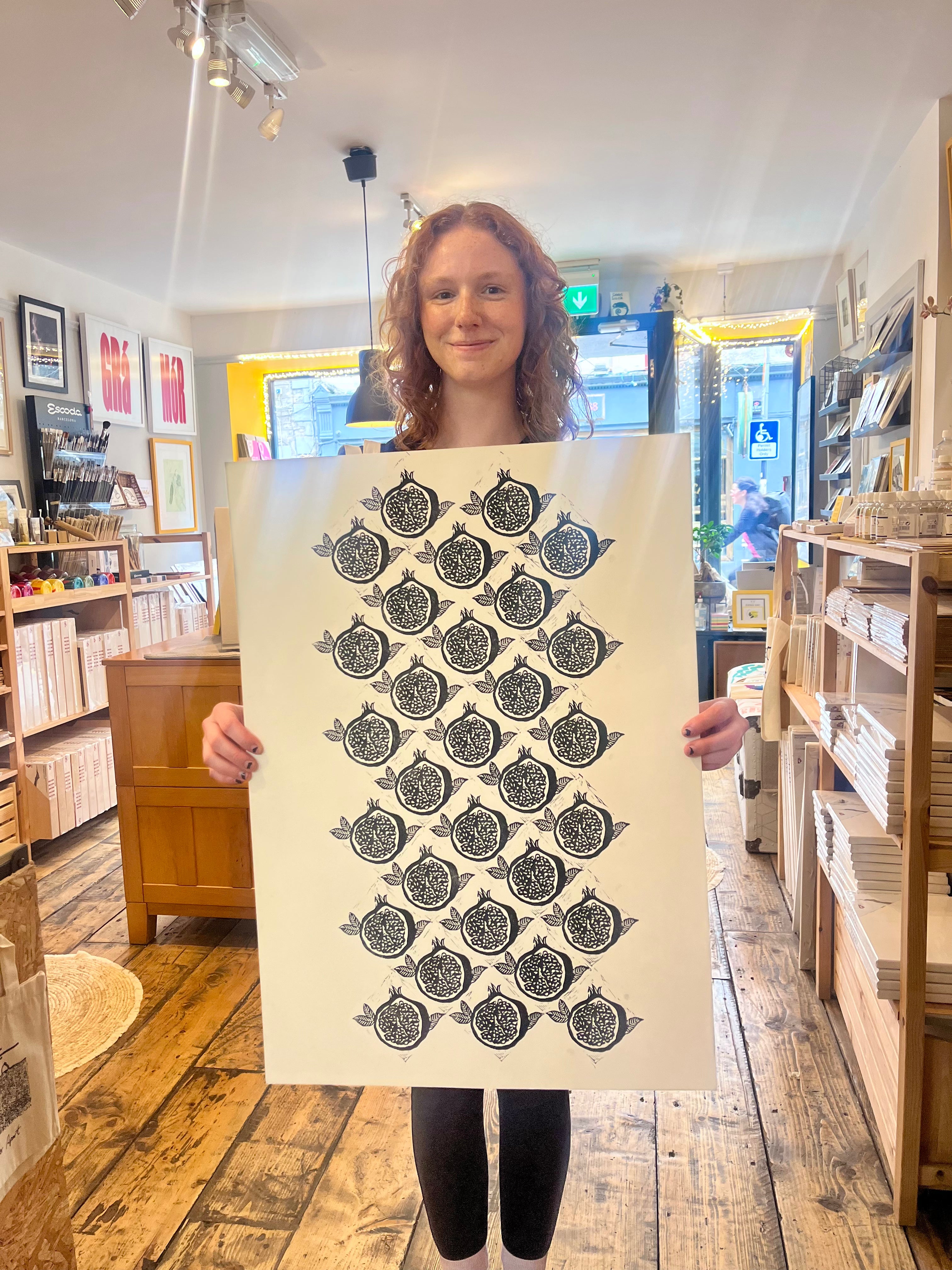 Block Printing with Repetitive Patterns 3 Week-Course