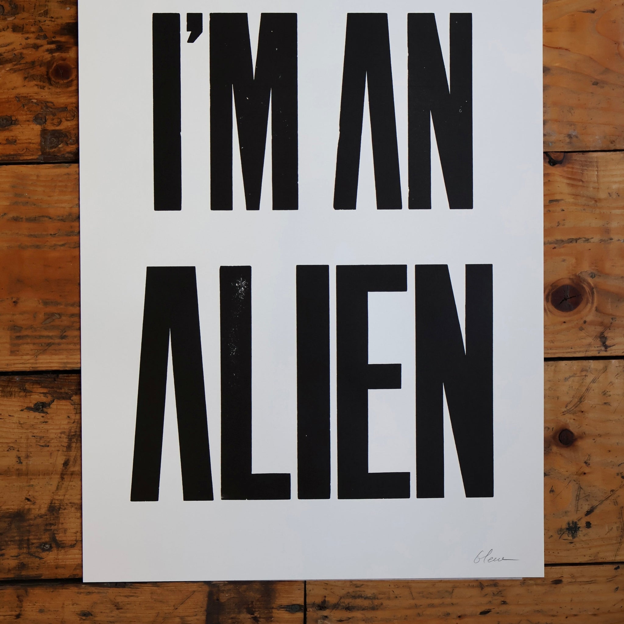 ¨I'm An Alien¨ by Elena Santos