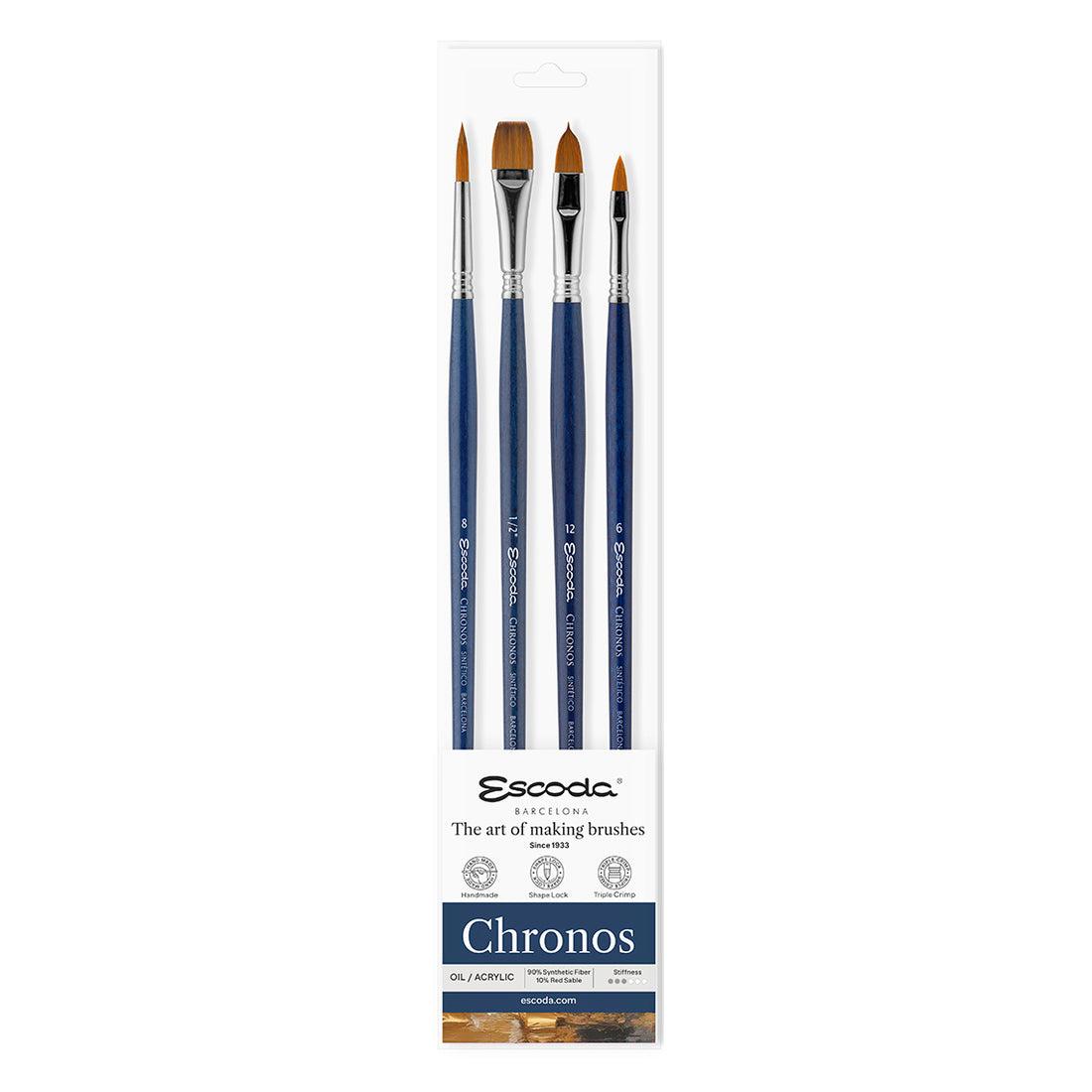 Escoda Chronos Brush for Oil and Acrylic