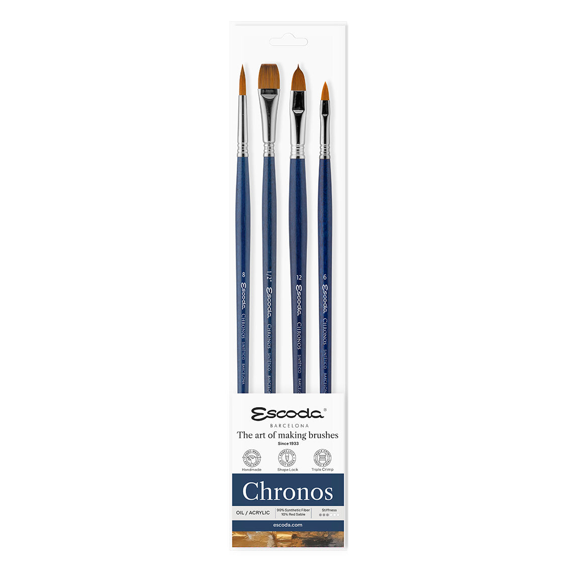 Escoda Chronos Brush for Oil and Acrylic