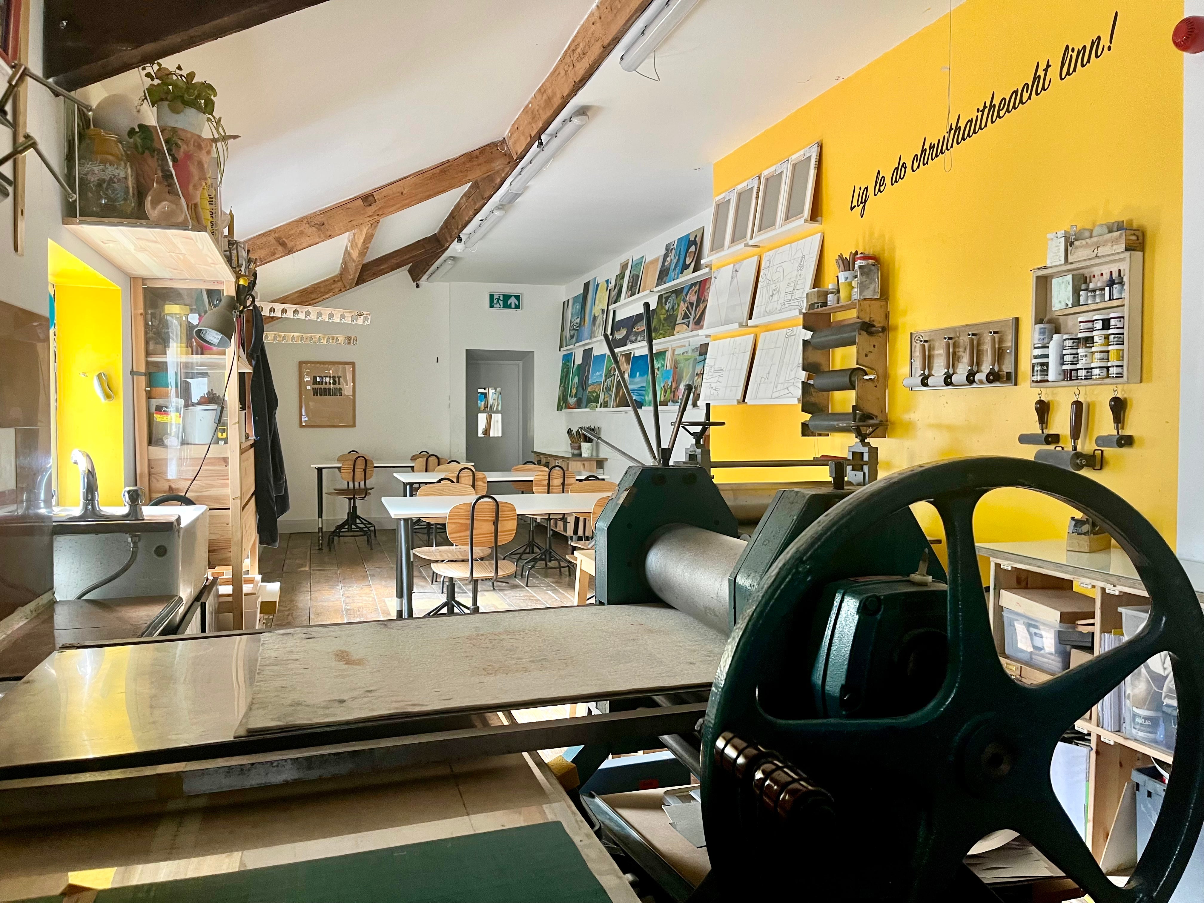 Private Studio Tour & Print Demo – Just Art It Galway