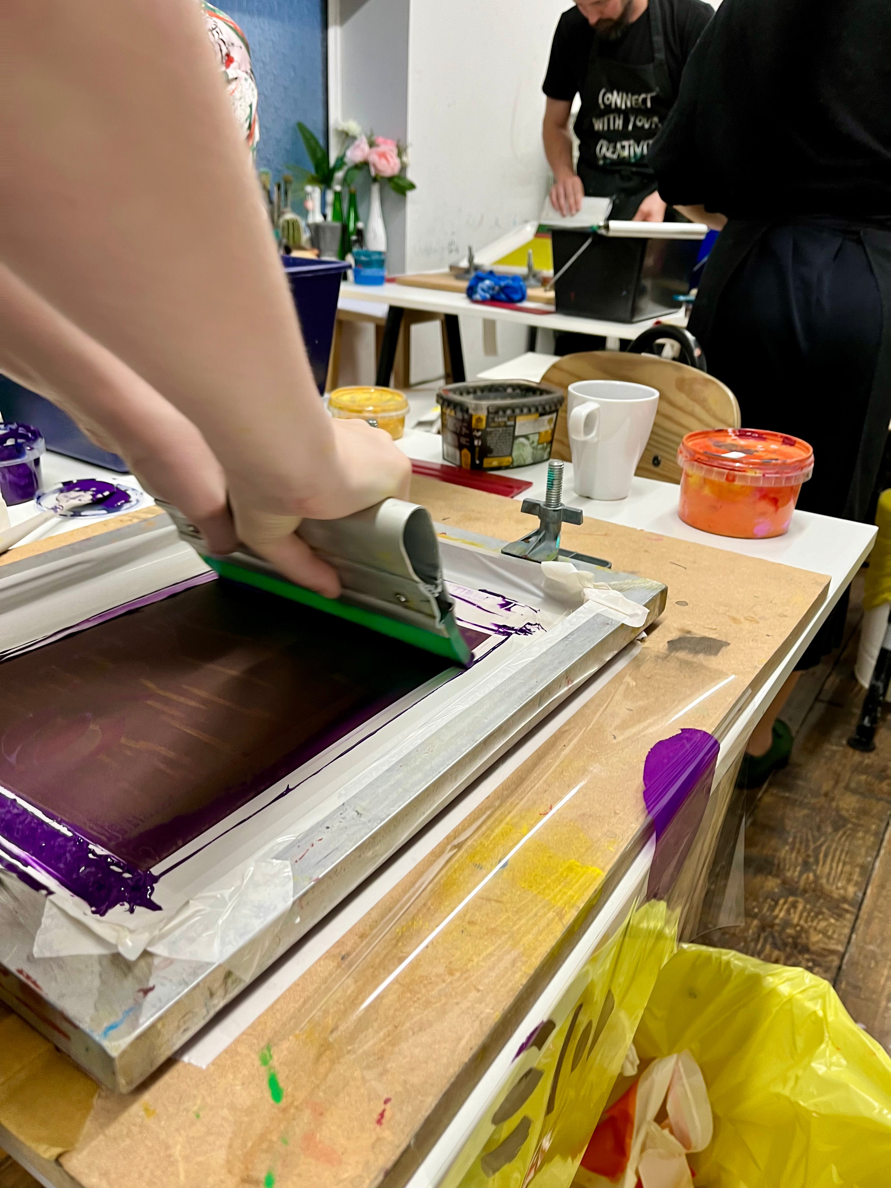 Screen Printing Manual Techniques 4 Week Course