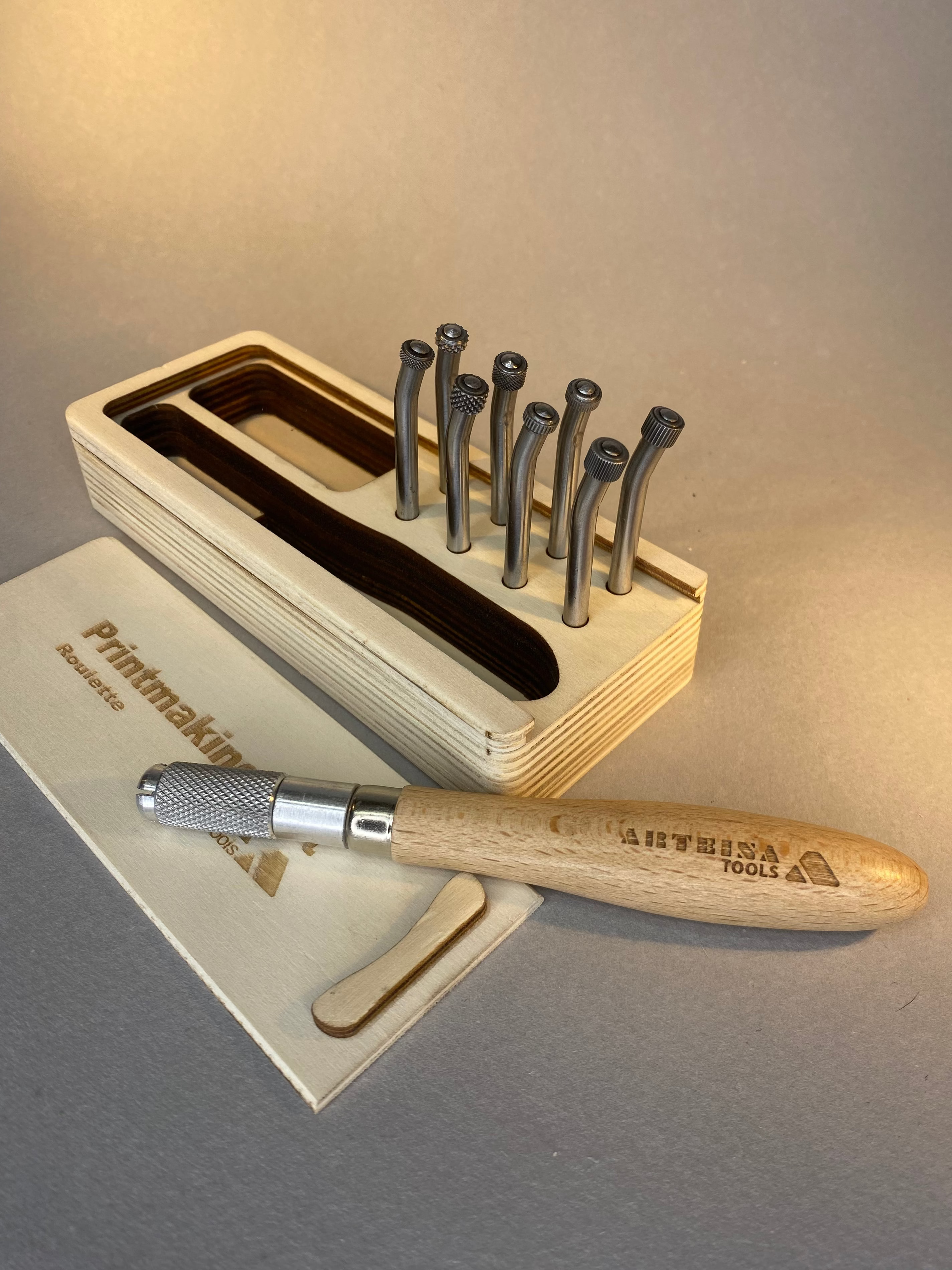 Printmaking Set Multiple Roulettes