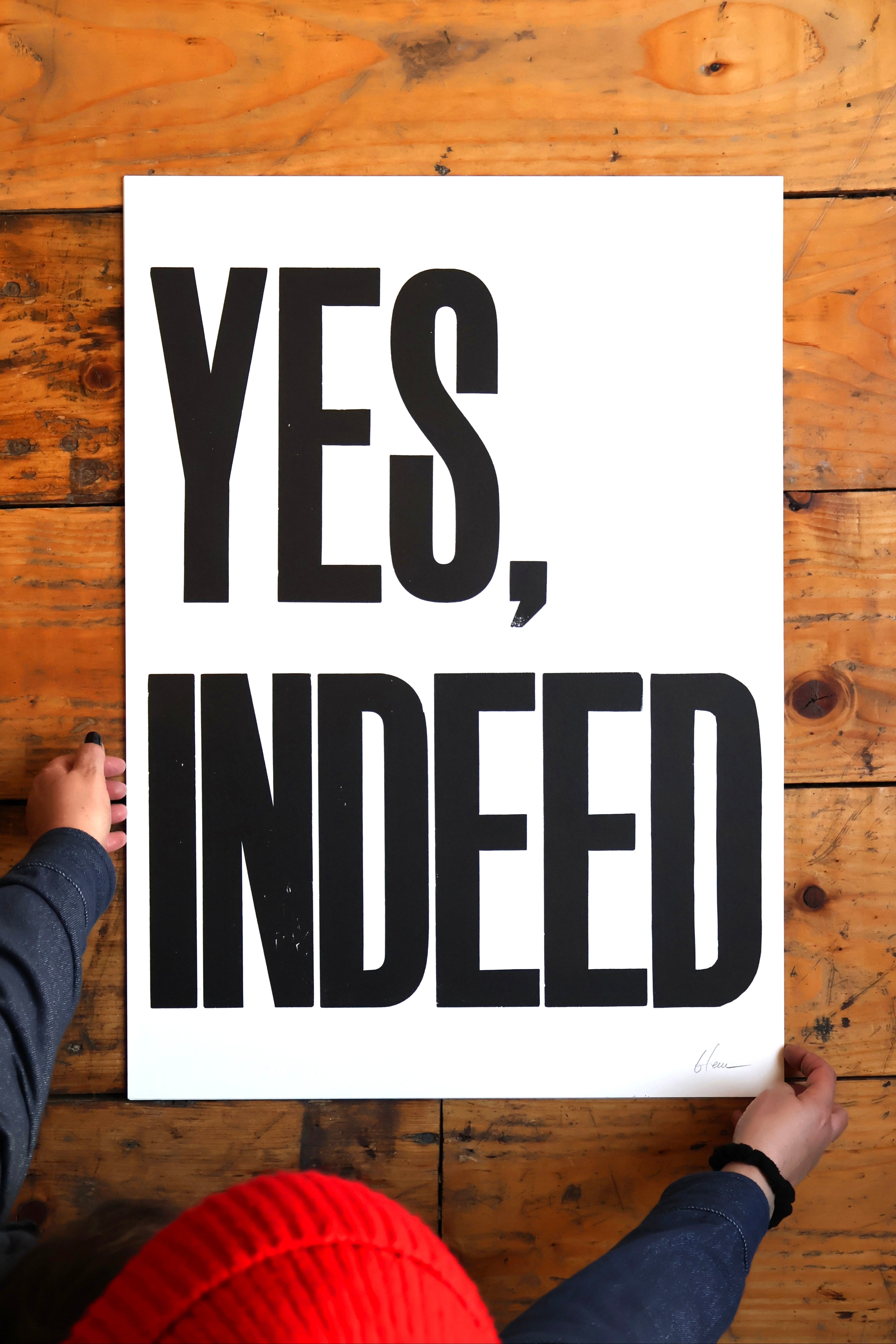 ¨Yes, Indeed¨ by Elena Santos