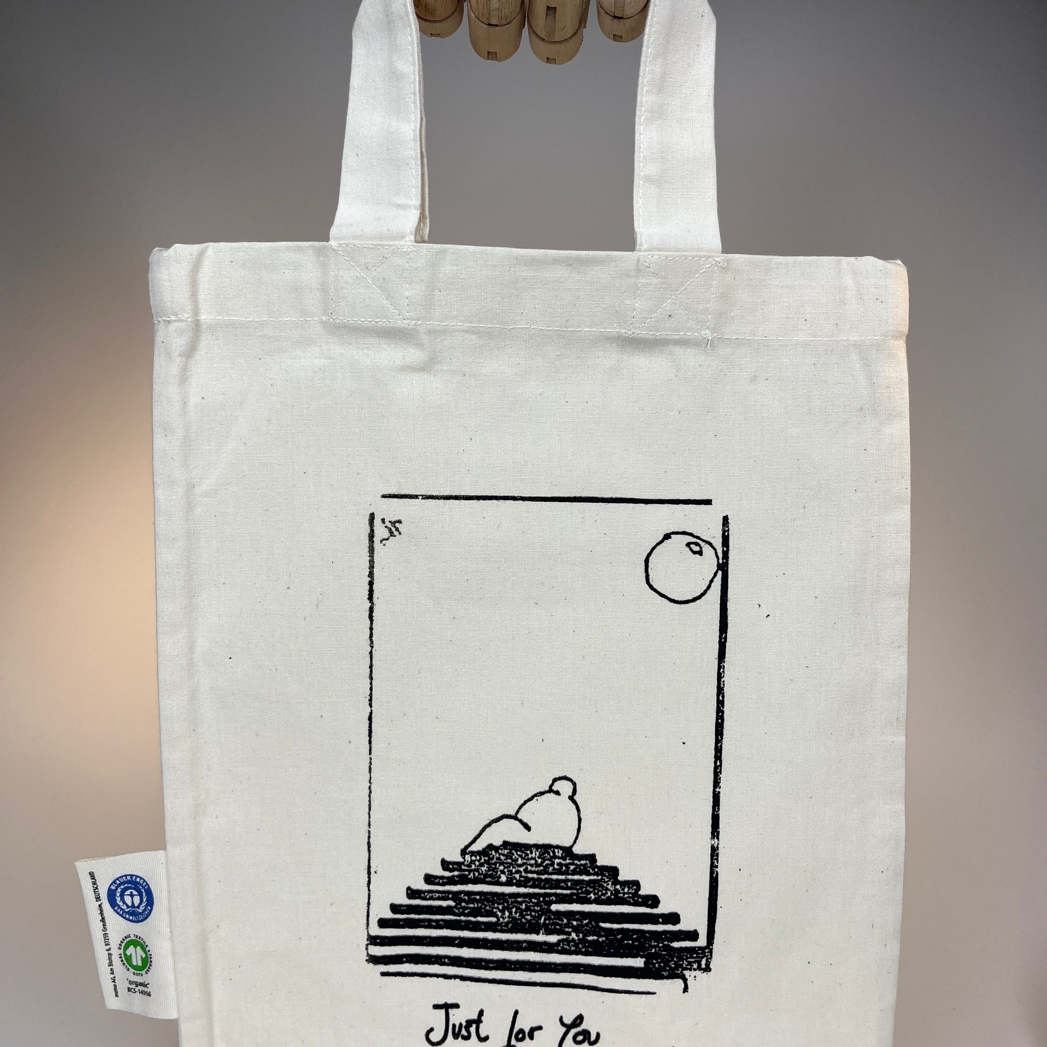 "Just For You" Fair Trade, Organic Cotton Small Gift Bag