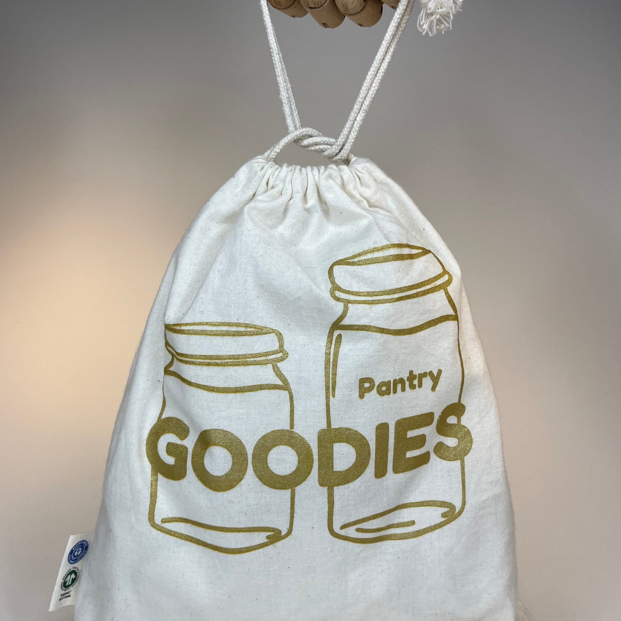 "Pantry Goodies" Fair Trade, Organic Cotton Bag