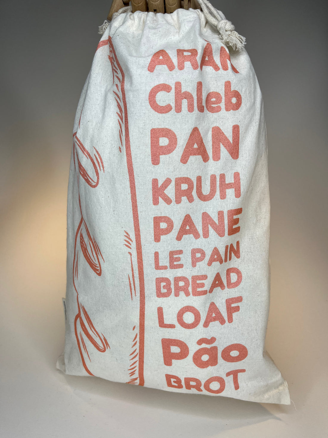 "Arán/ Bread..." Fair Trade, Organic Cotton Bread Bag