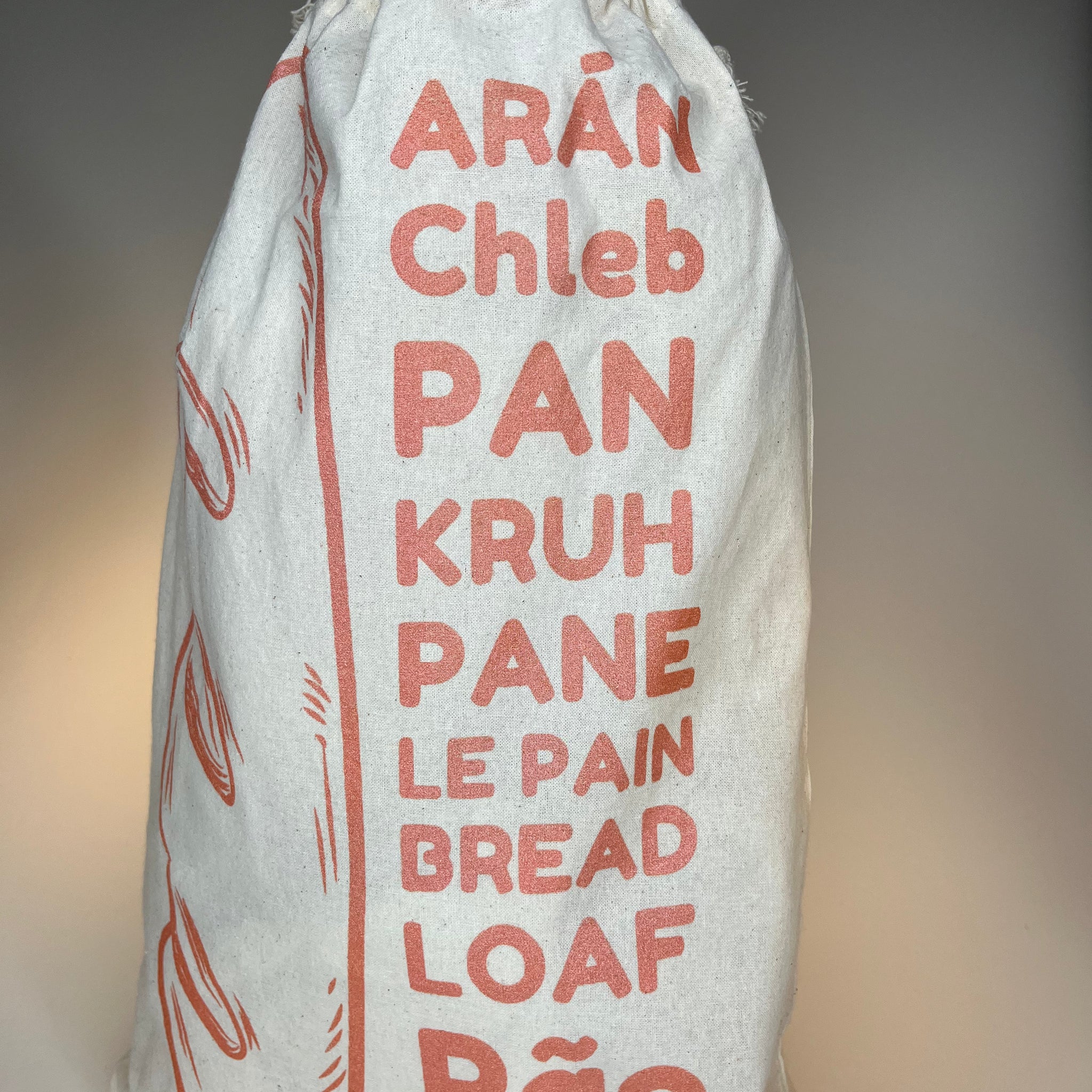 "Arán/ Bread..." Fair Trade, Organic Cotton Bread Bag
