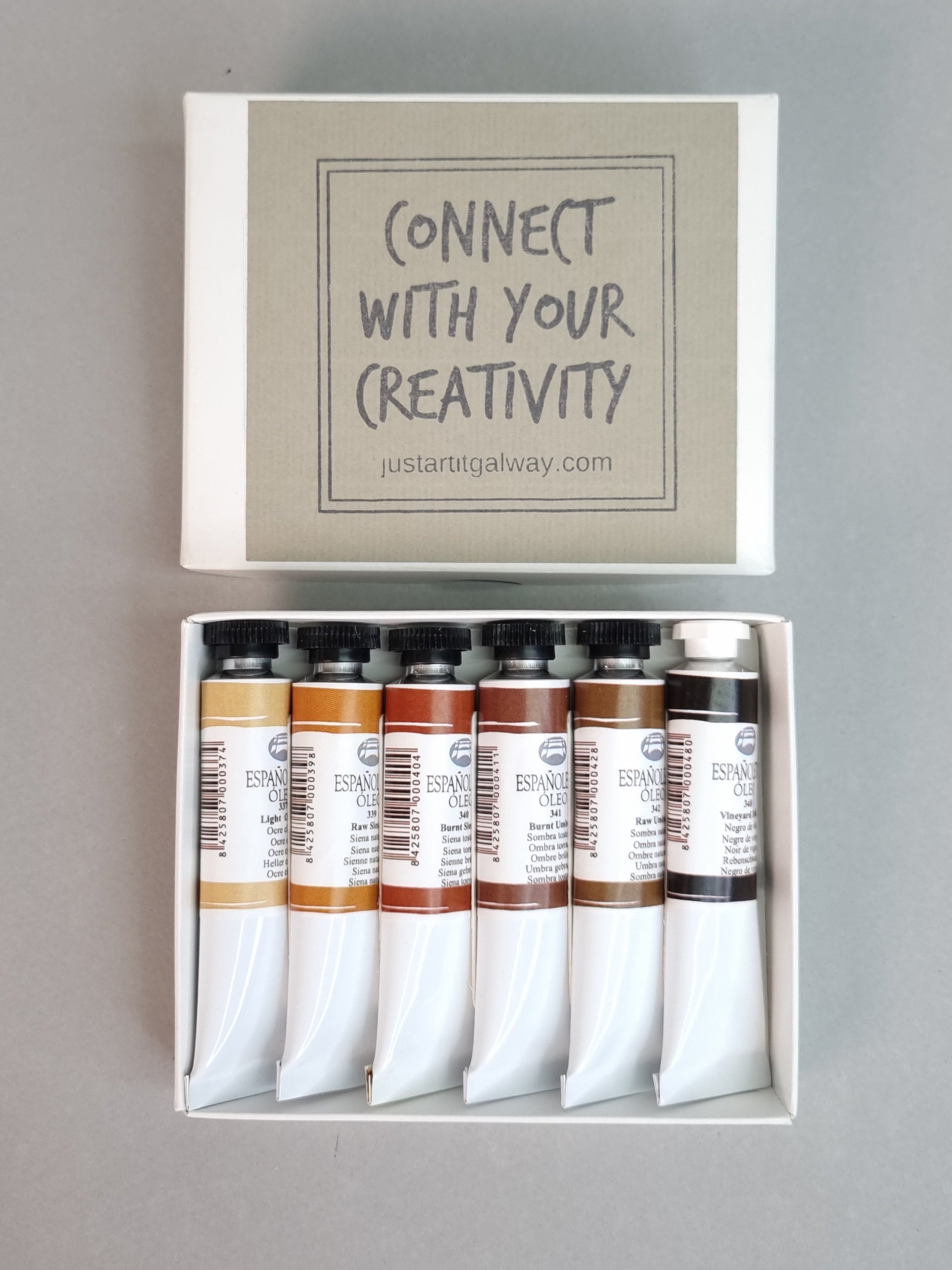 Just Art It Earth Tones Oil Paint Set