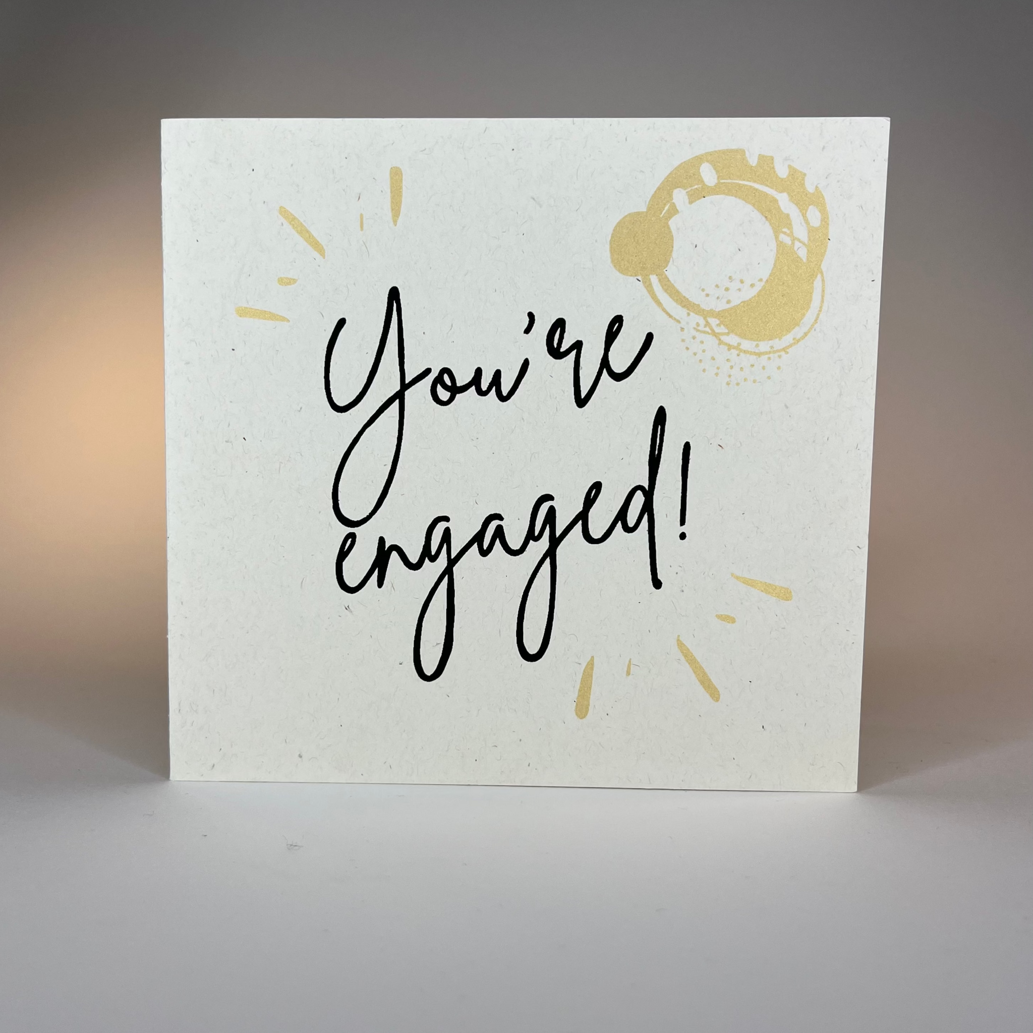 "You´re Engaged!" Square Card