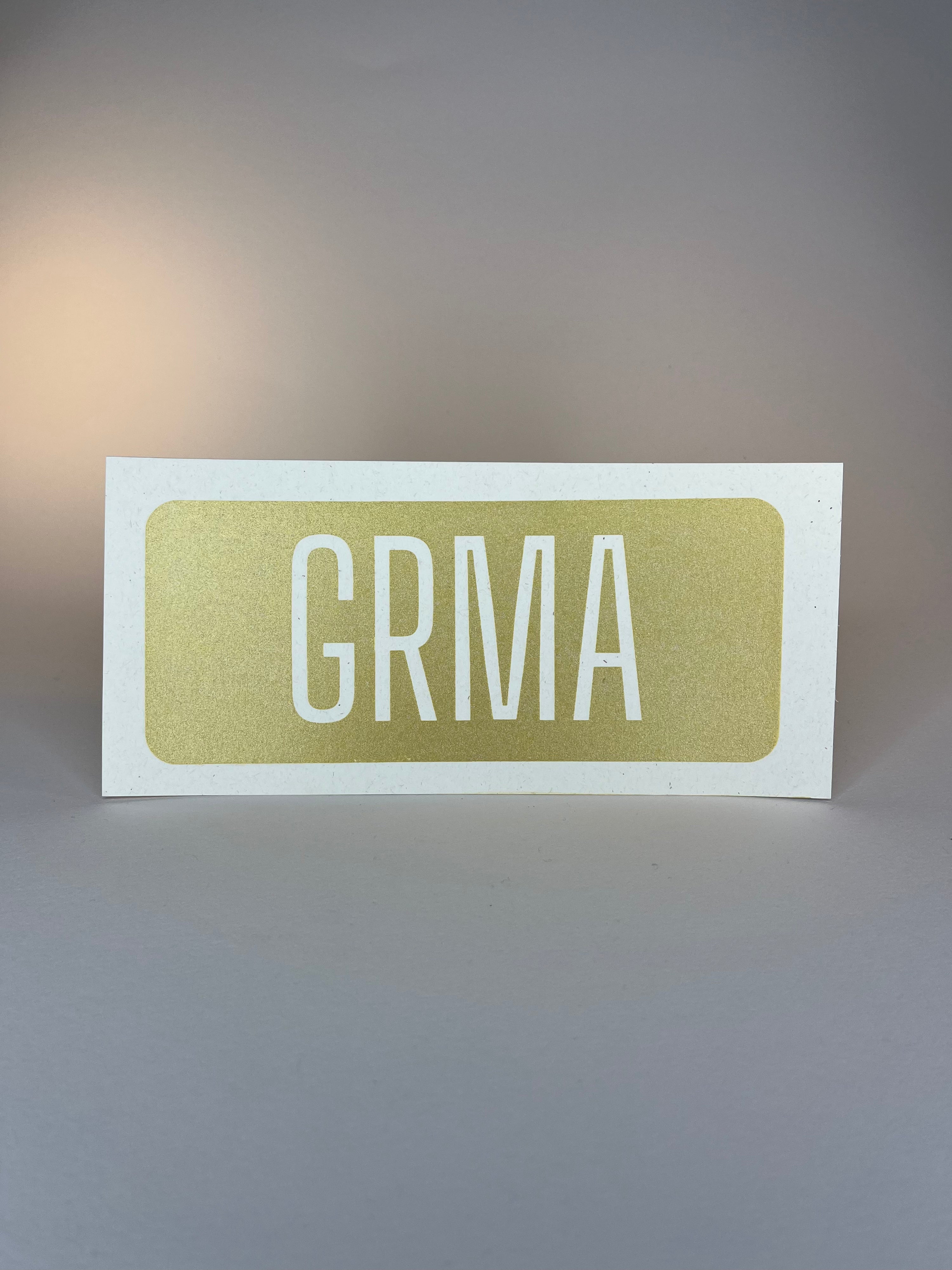"GRMA" Thank You Card