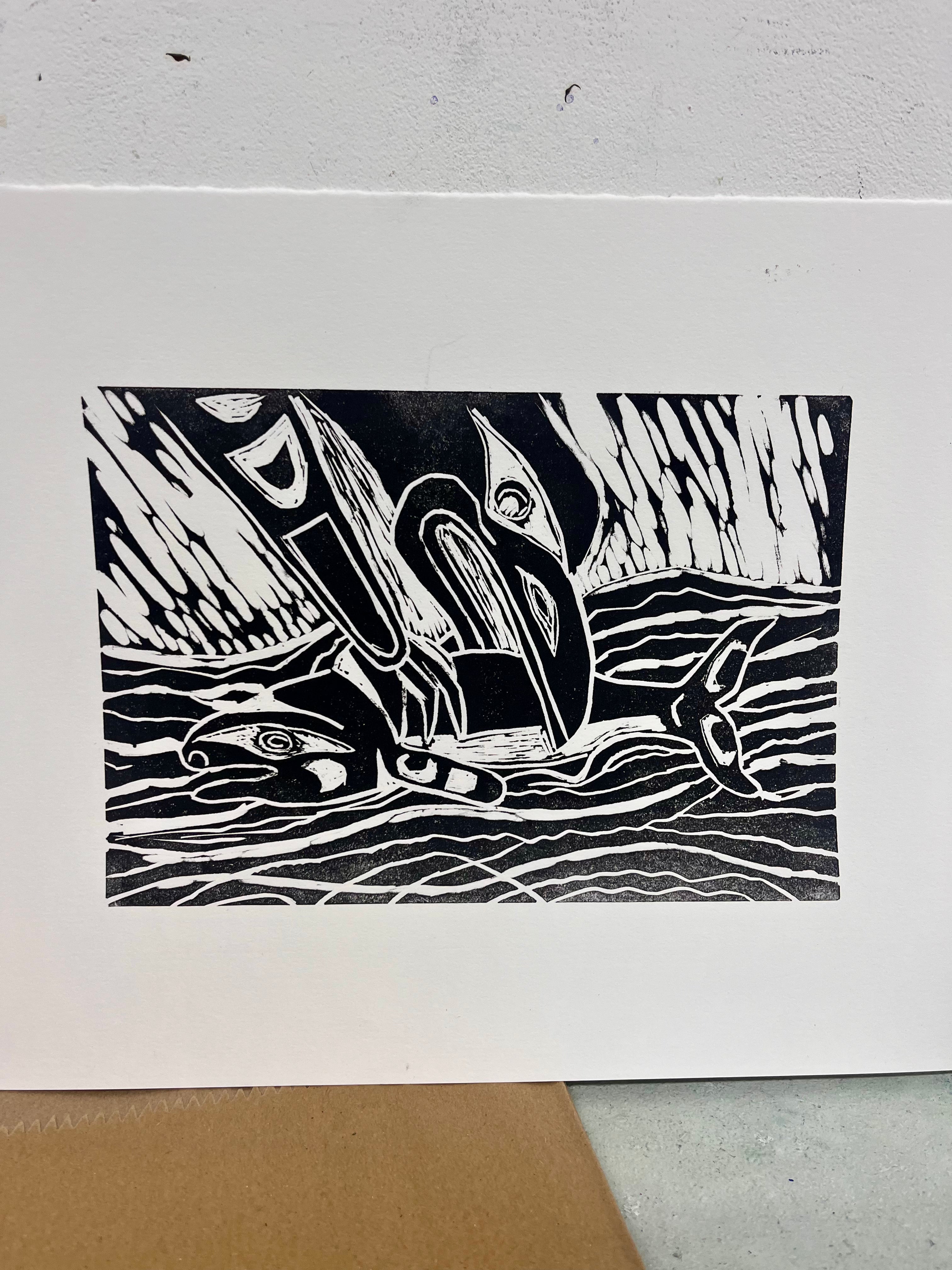 Introduction to Linocut Printmaking 4 Week Course
