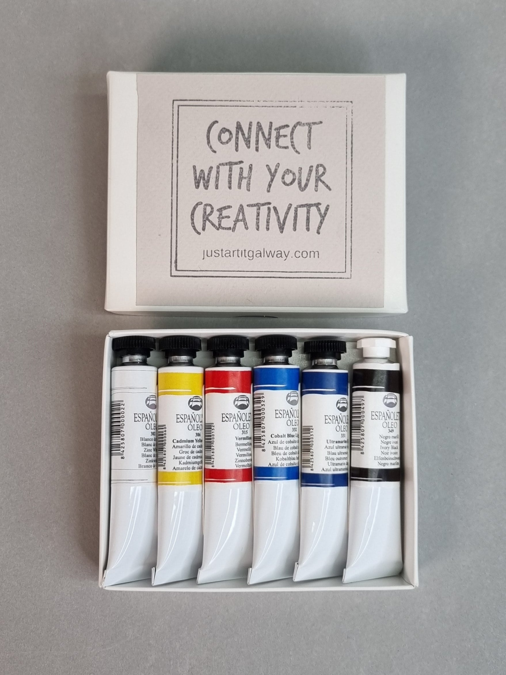 Just Art It Oil Paint Set - Traditional Primary Set