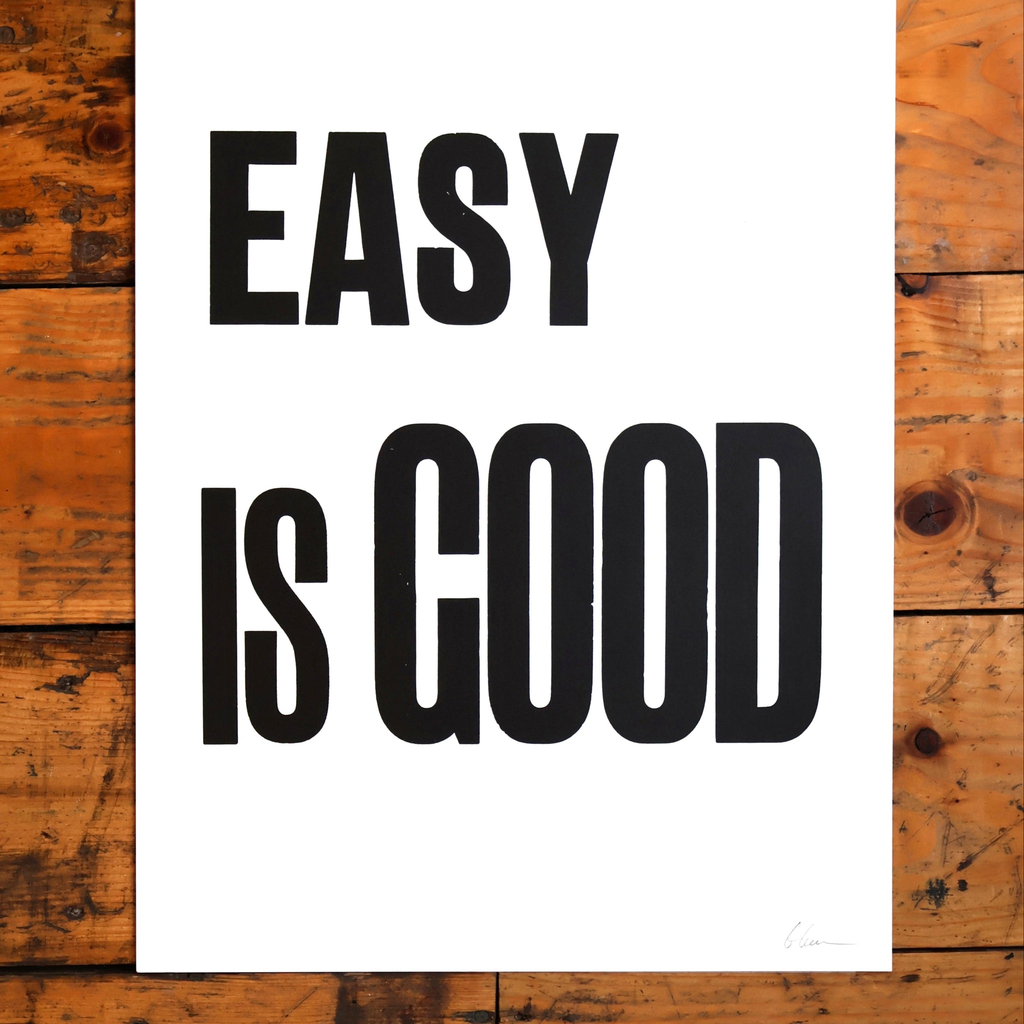 ¨Easy Is Good¨ by Elena Santos