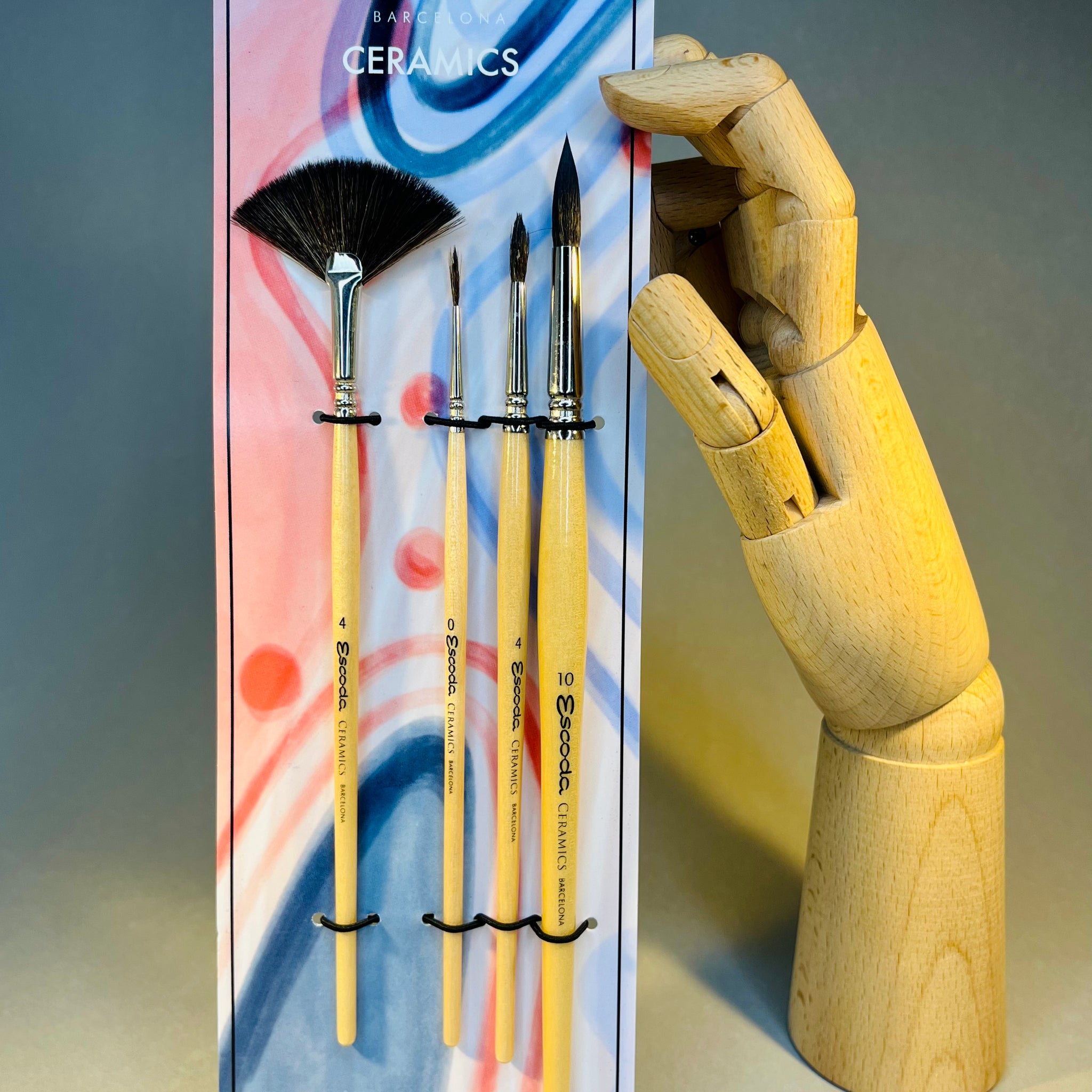 Escoda 6570 Ceramics Brush Set