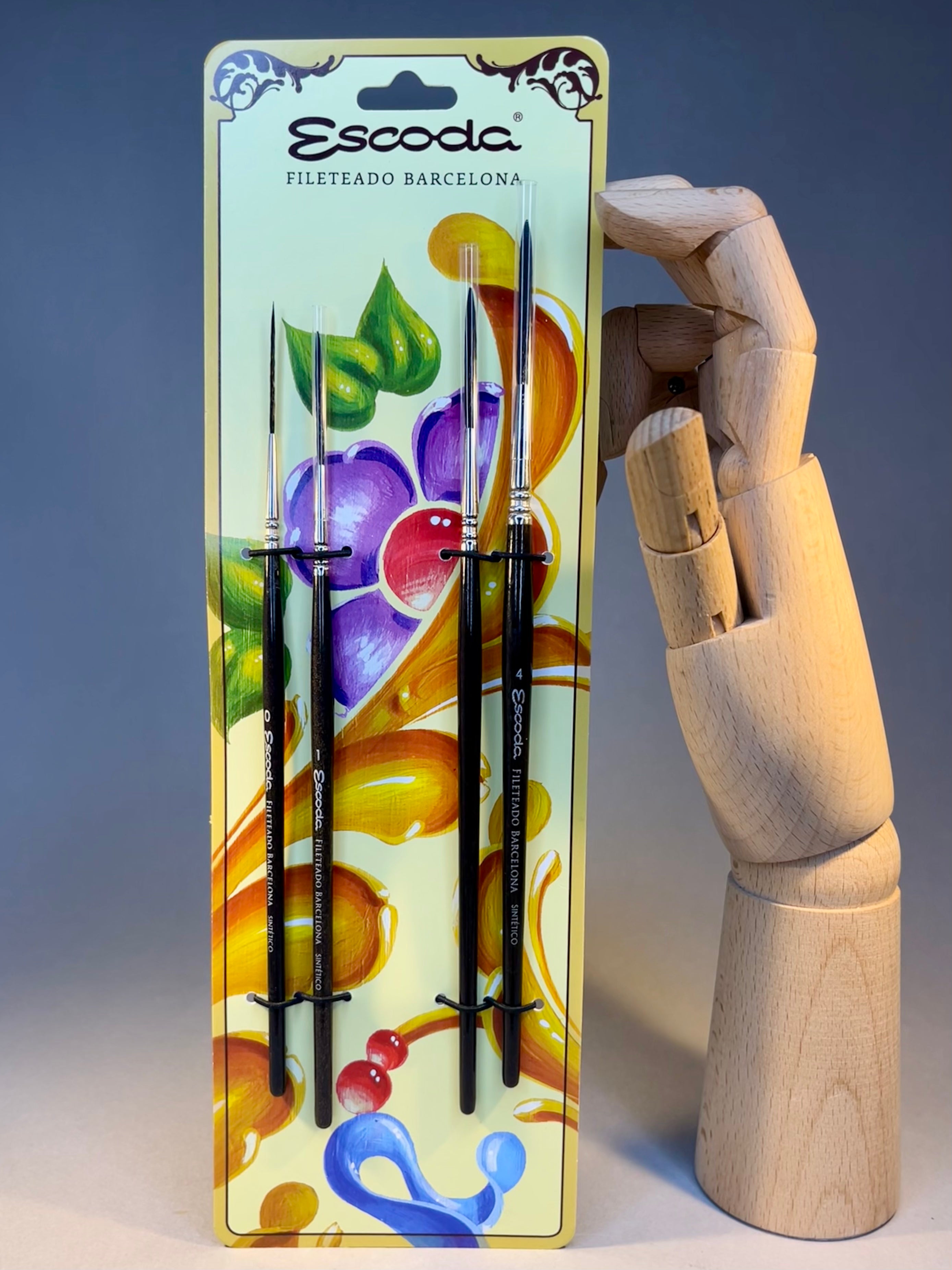 Escoda 6540 Filleting Barcelona Brush Set